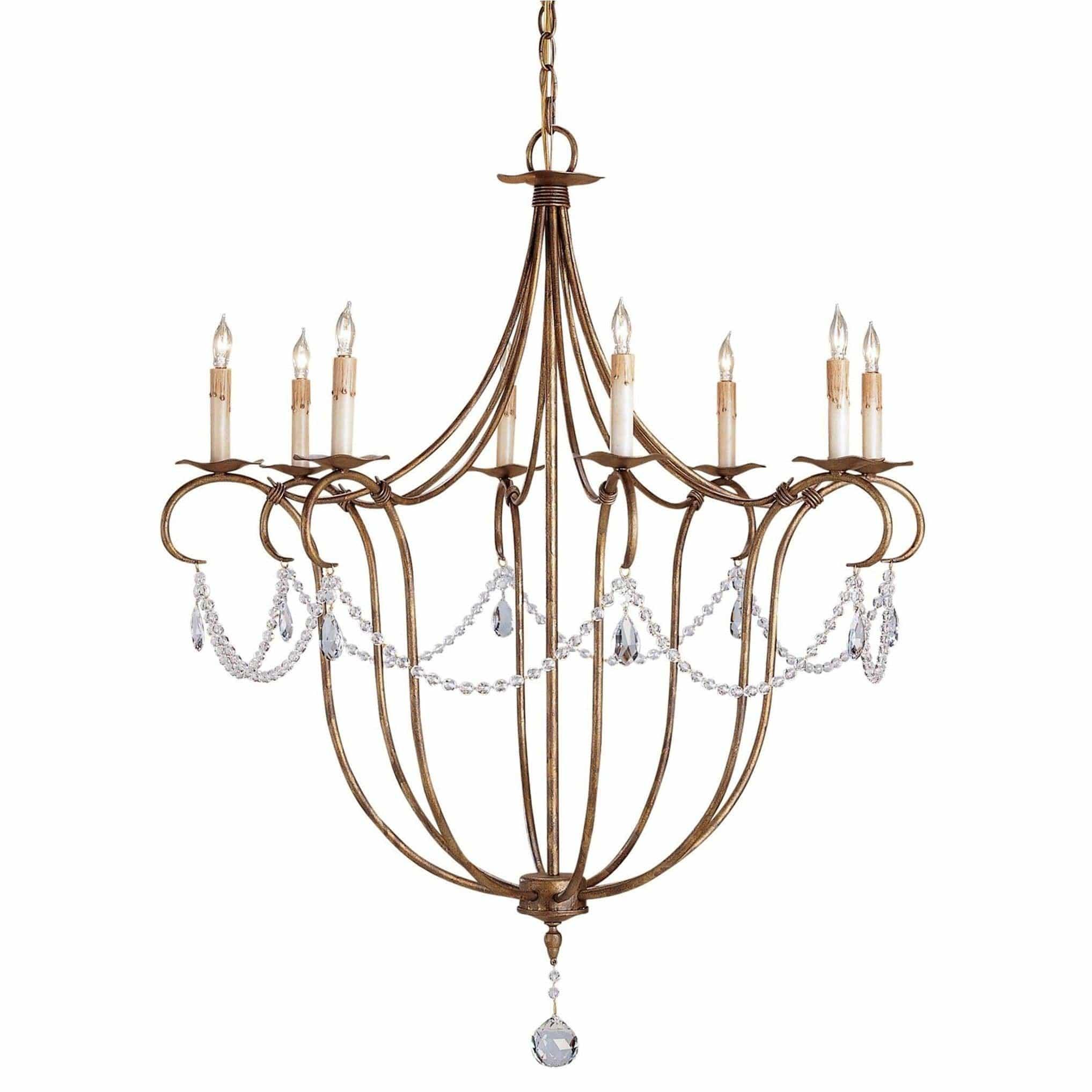 Currey and Company - Crystal Lights Chandelier - 9881 | Montreal Lighting & Hardware