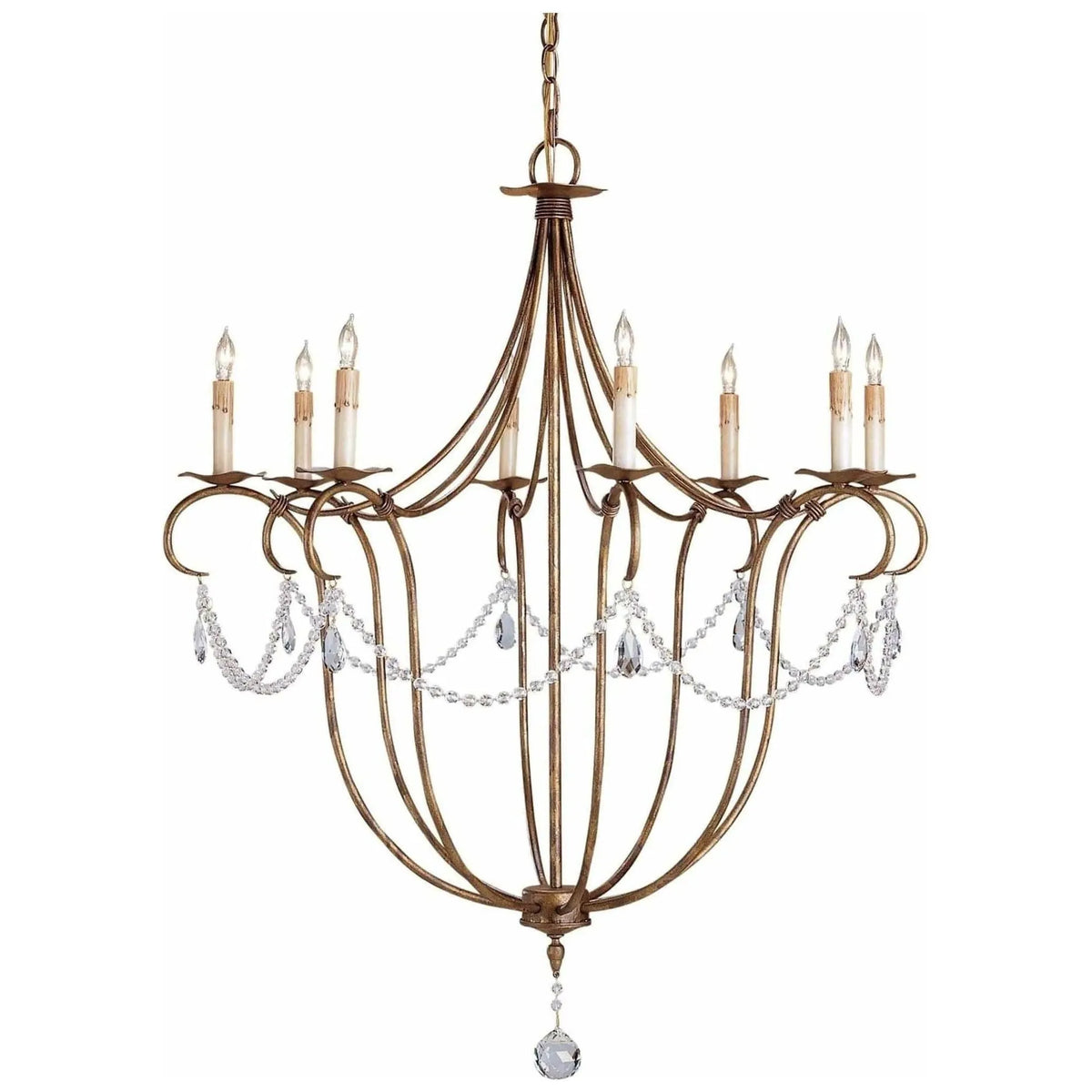 Currey and Company - Crystal Lights Chandelier - 9881 | Montreal Lighting & Hardware