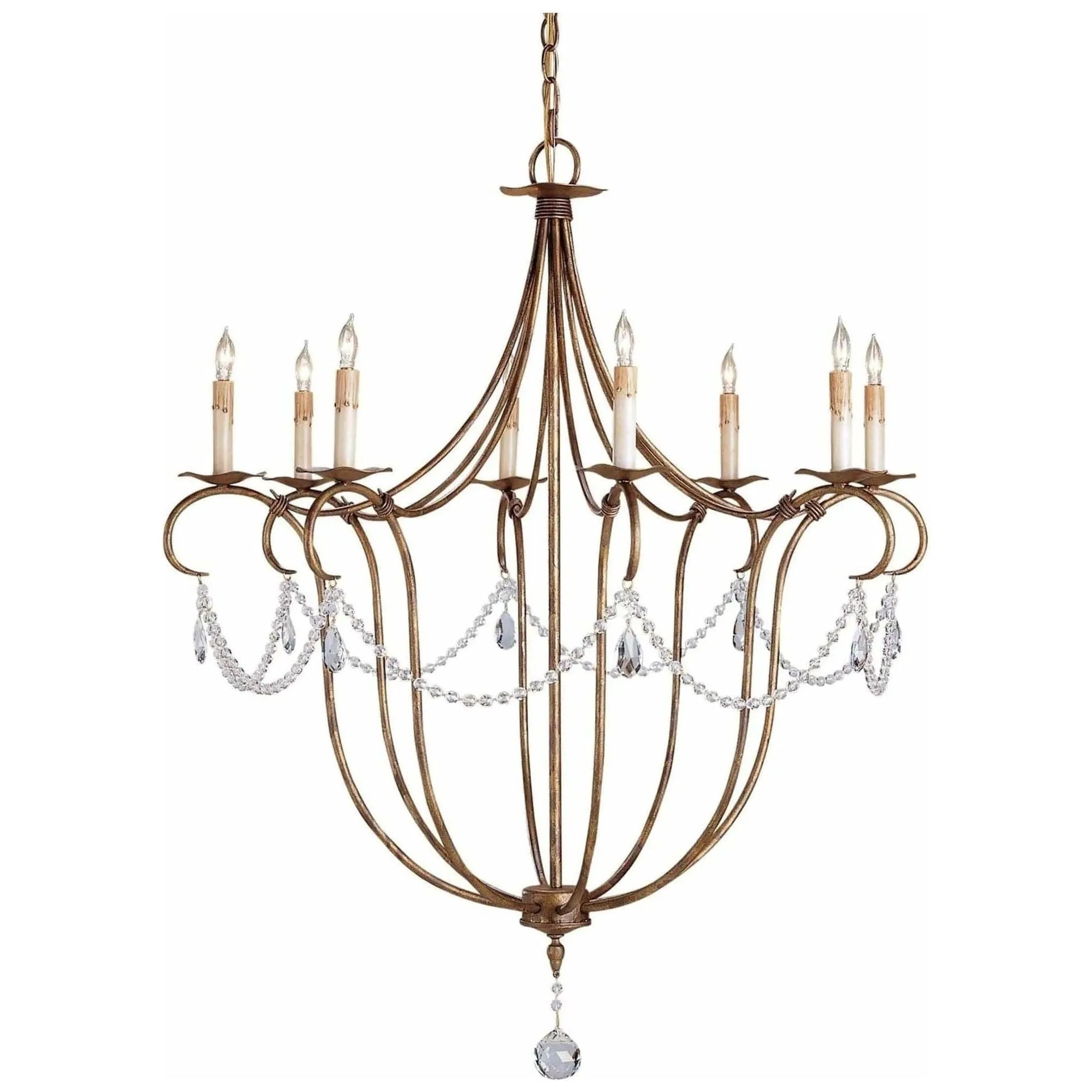 Currey and Company - Crystal Lights Chandelier - 9881 | Montreal Lighting & Hardware