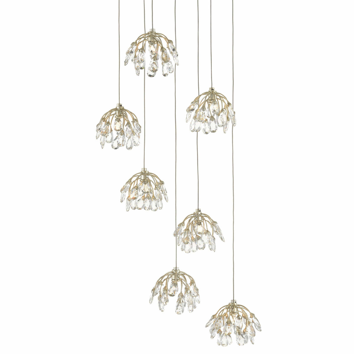 Currey and Company - Crystal Multi Pendant - 9000-0669 | Montreal Lighting & Hardware