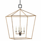 Currey and Company - Denison Rattan Lantern - 9000-0871 | Montreal Lighting & Hardware