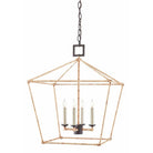 Currey and Company - Denison Rattan Lantern - 9000-0872 | Montreal Lighting & Hardware