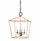 Currey and Company - Denison Rattan Lantern - 9000-0873 | Montreal Lighting & Hardware