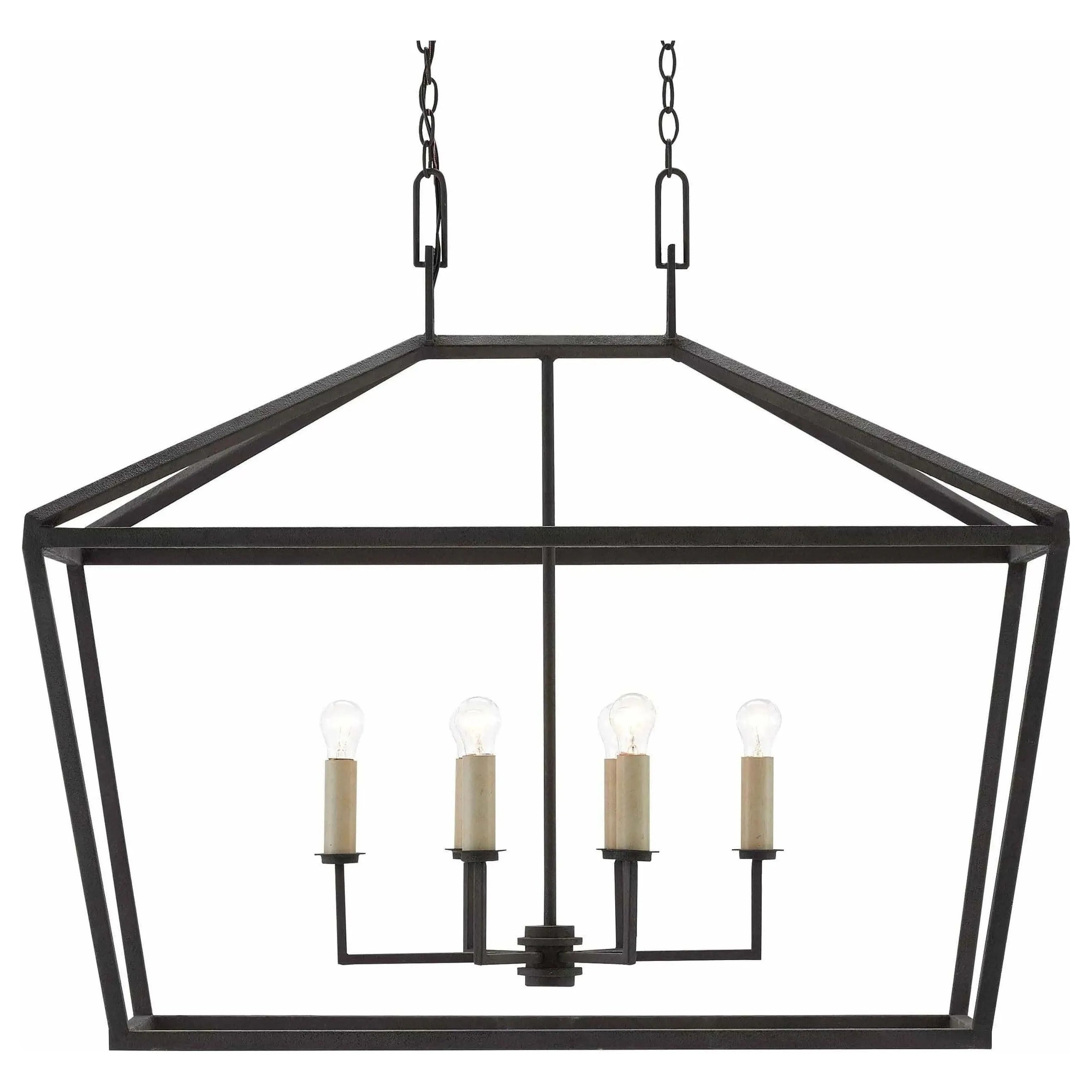 Currey and Company - Denison Rectangular Lantern - 9000-0289 | Montreal Lighting & Hardware