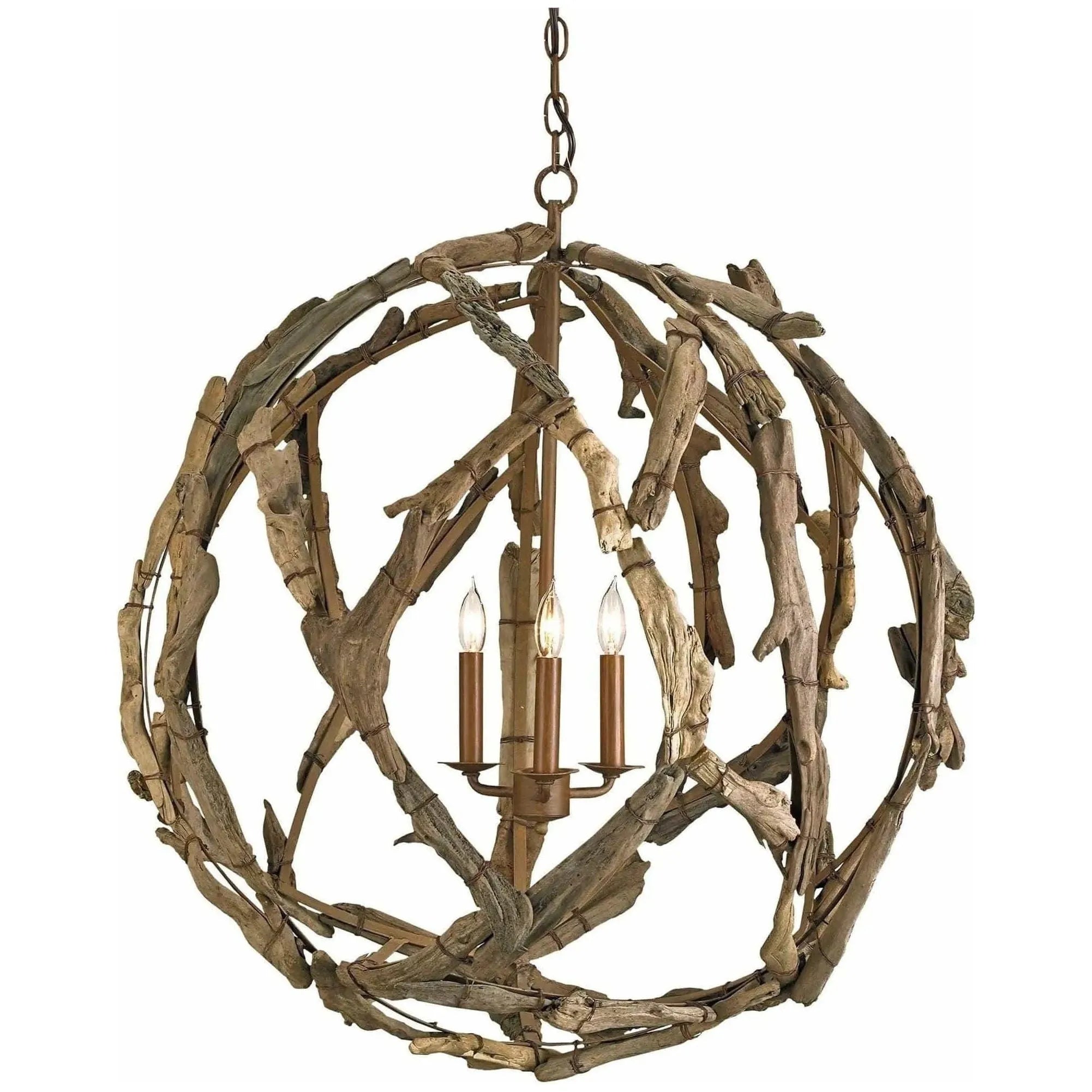 Currey and Company - Driftwood Chandelier - 9078 | Montreal Lighting & Hardware