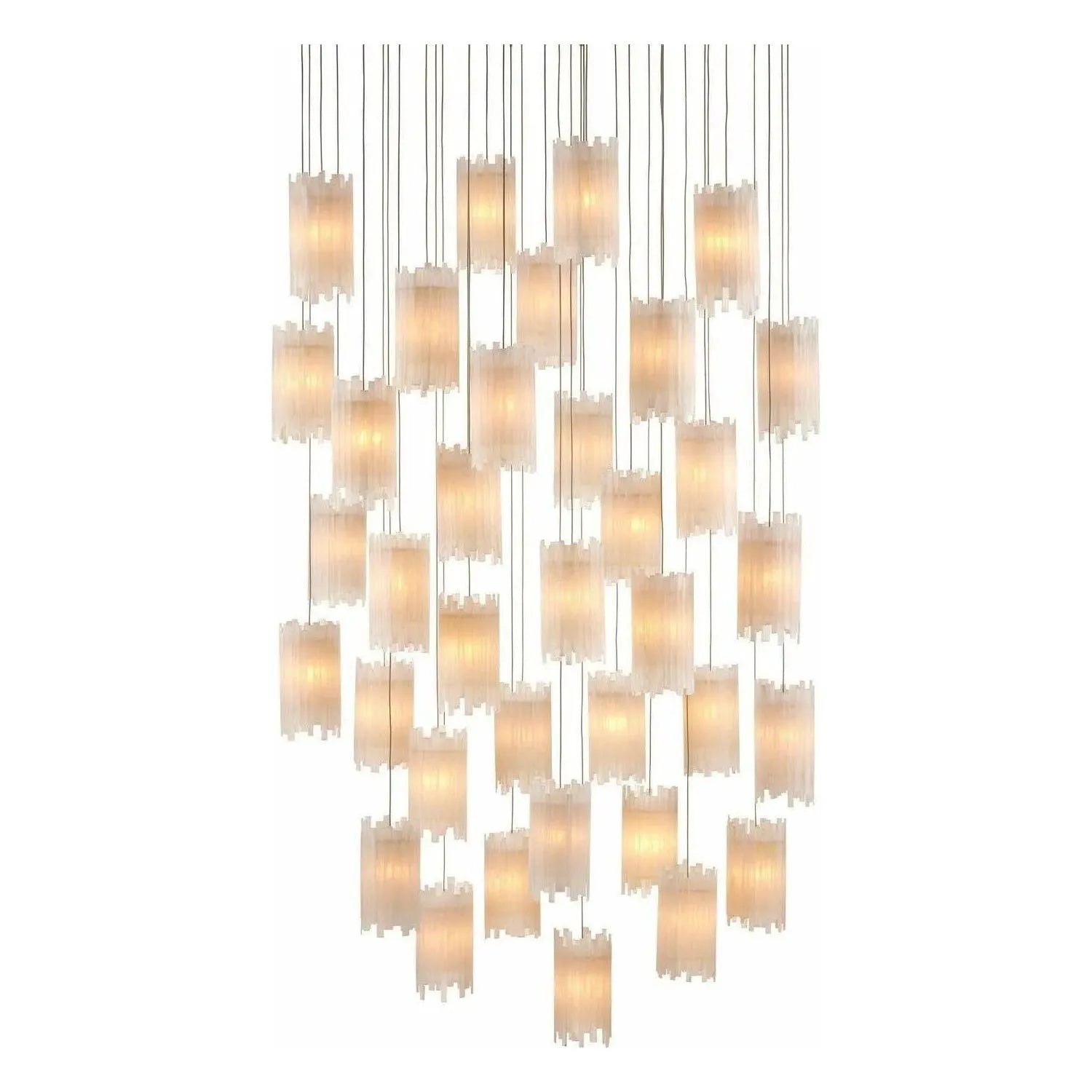 Currey and Company - Escenia 36-Light Multi-Drop Pendant - 9000-0887 | Montreal Lighting & Hardware