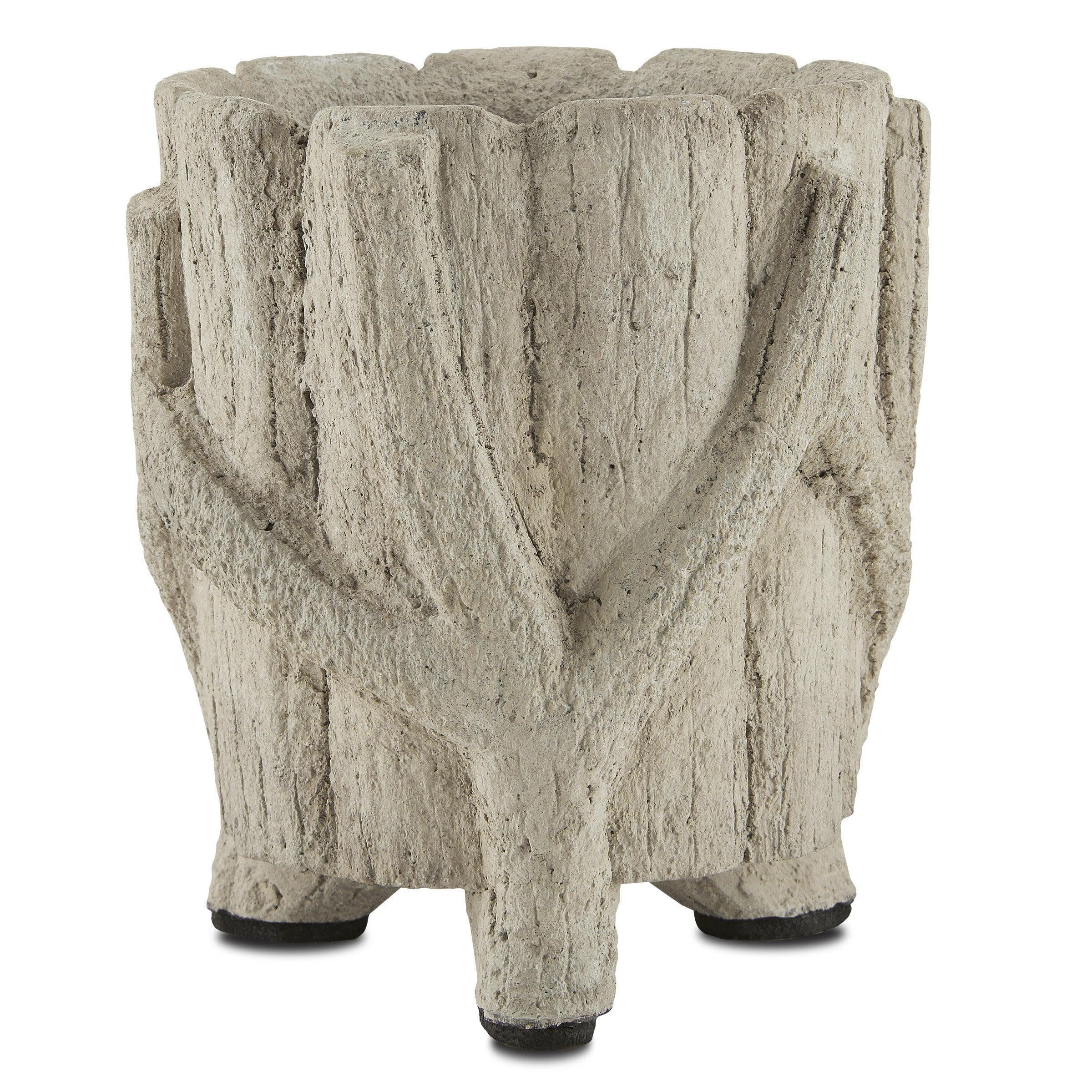 Currey and Company - Faux Bois Planter - 2200-0021 | Montreal Lighting & Hardware