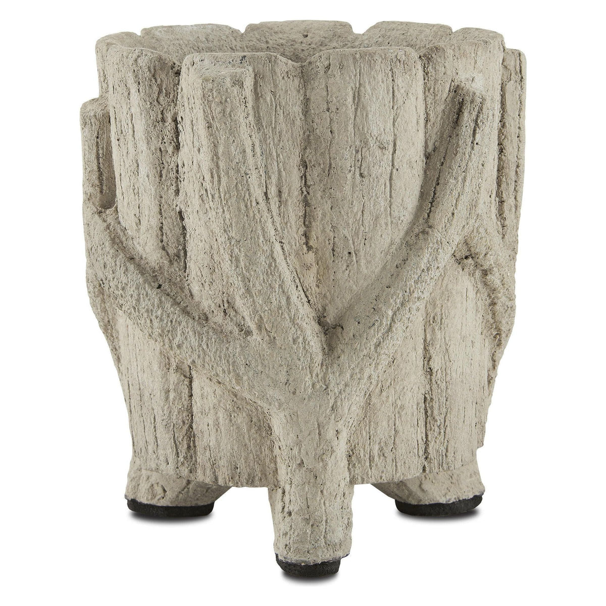 Currey and Company - Faux Bois Planter - 2200-0021 | Montreal Lighting & Hardware