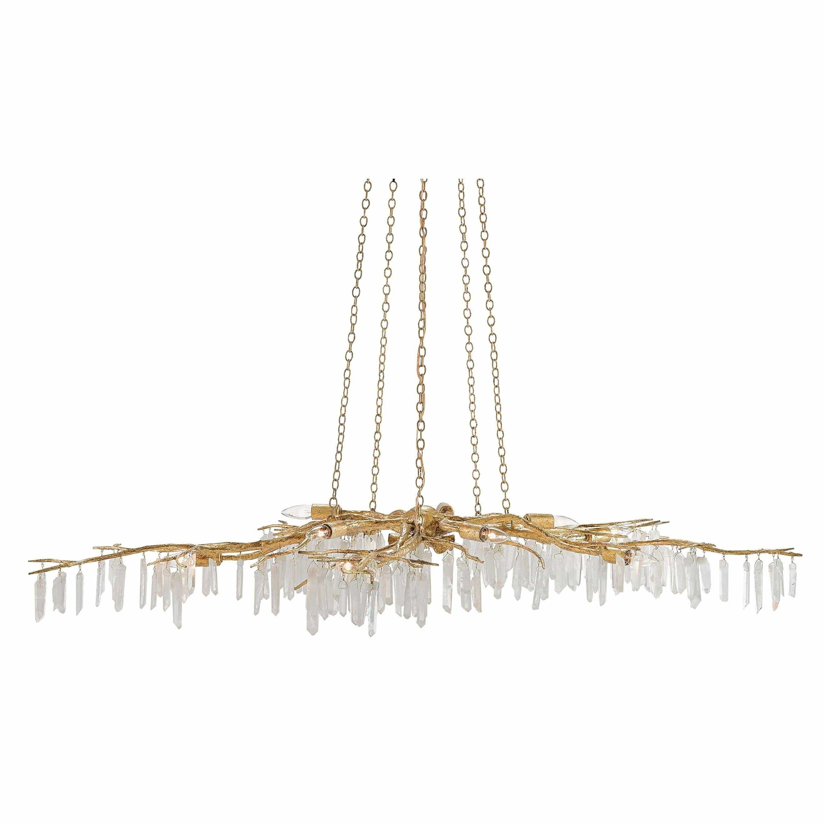 Currey and Company - Forest Light Chandelier - 9000-0040 | Montreal Lighting & Hardware