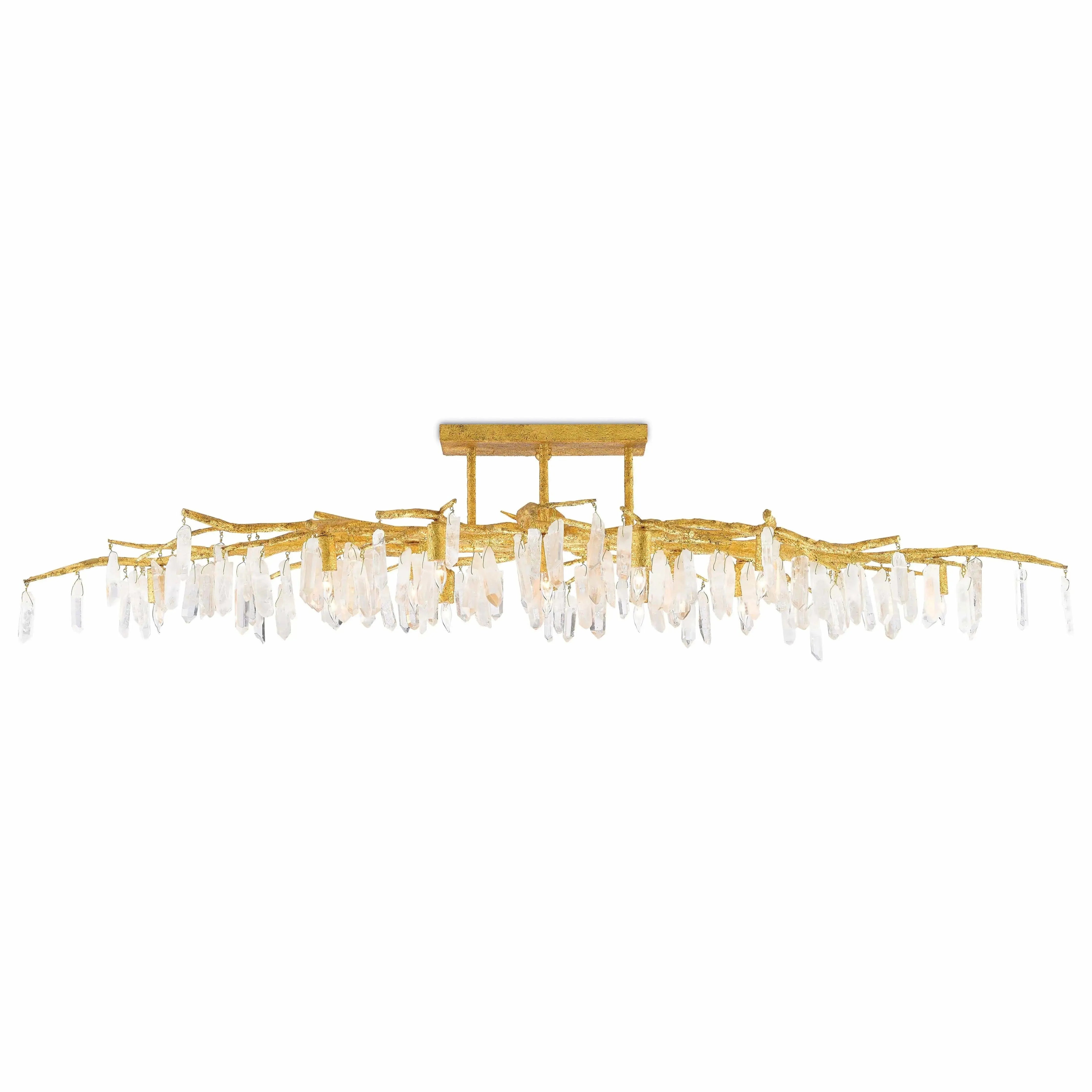 Currey and Company - Forest Semi-Flush Mount - 9000-0423 | Montreal Lighting & Hardware