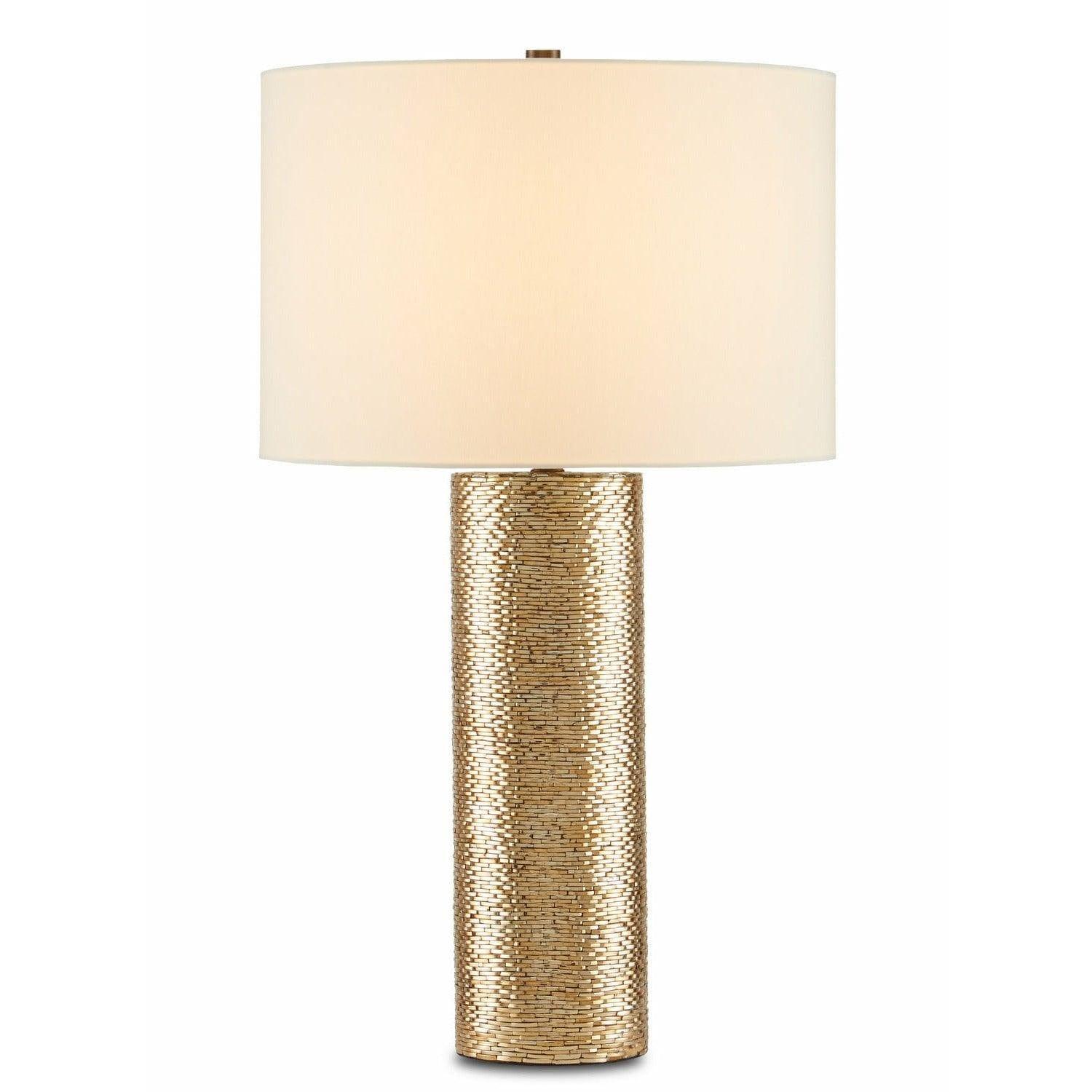 Currey and Company - Glimmer Gold Table Lamp - 6000-0756 | Montreal Lighting & Hardware