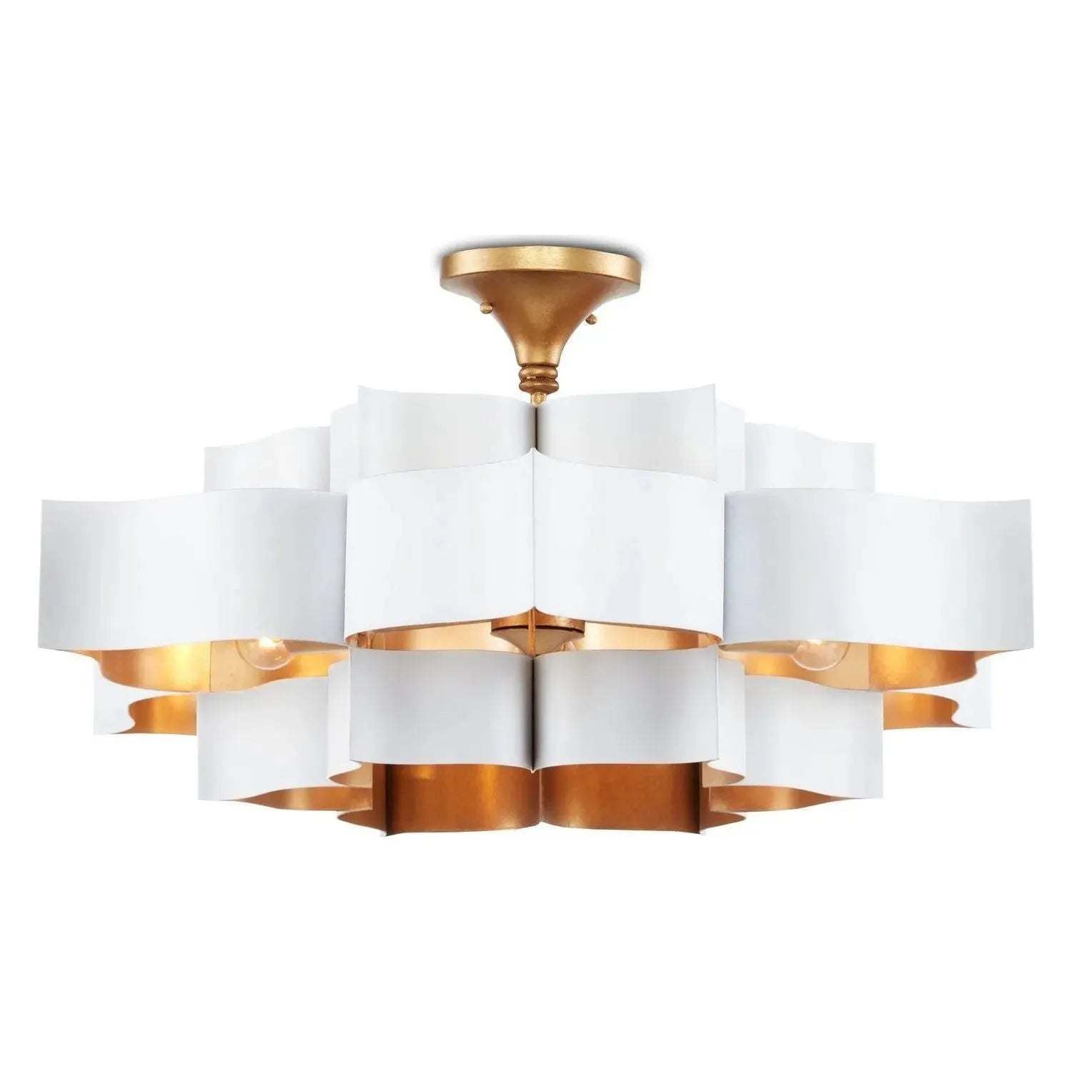 Currey and Company - Grand Lotus Chandelier - 9944 | Montreal Lighting & Hardware