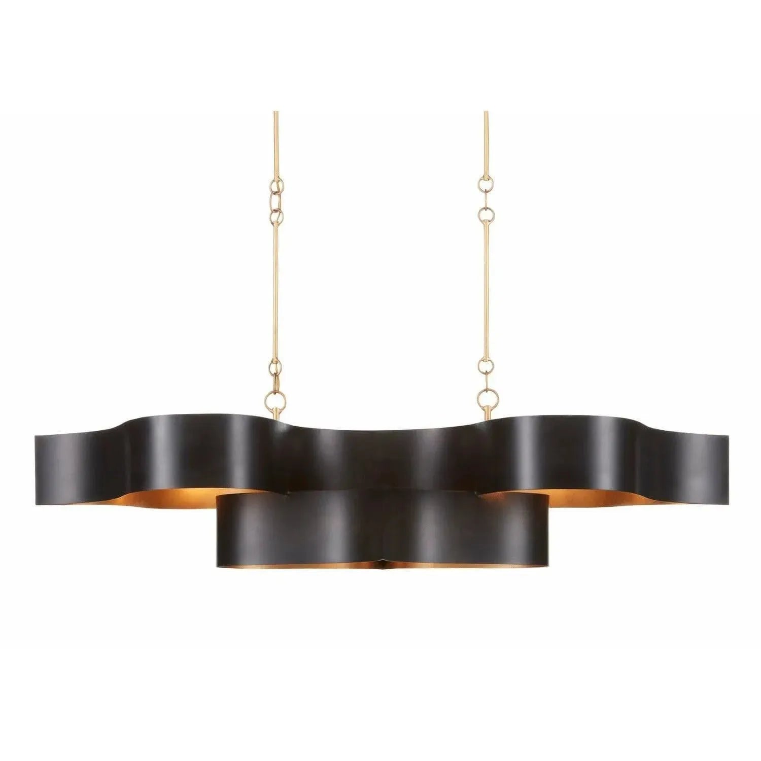Currey and Company - Grand Lotus Linear Chandelier - 9000-0853 | Montreal Lighting & Hardware