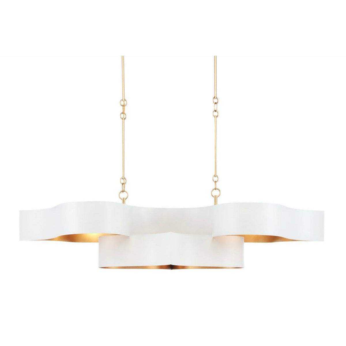Currey and Company - Grand Lotus Linear Chandelier - 9000-0854 | Montreal Lighting & Hardware