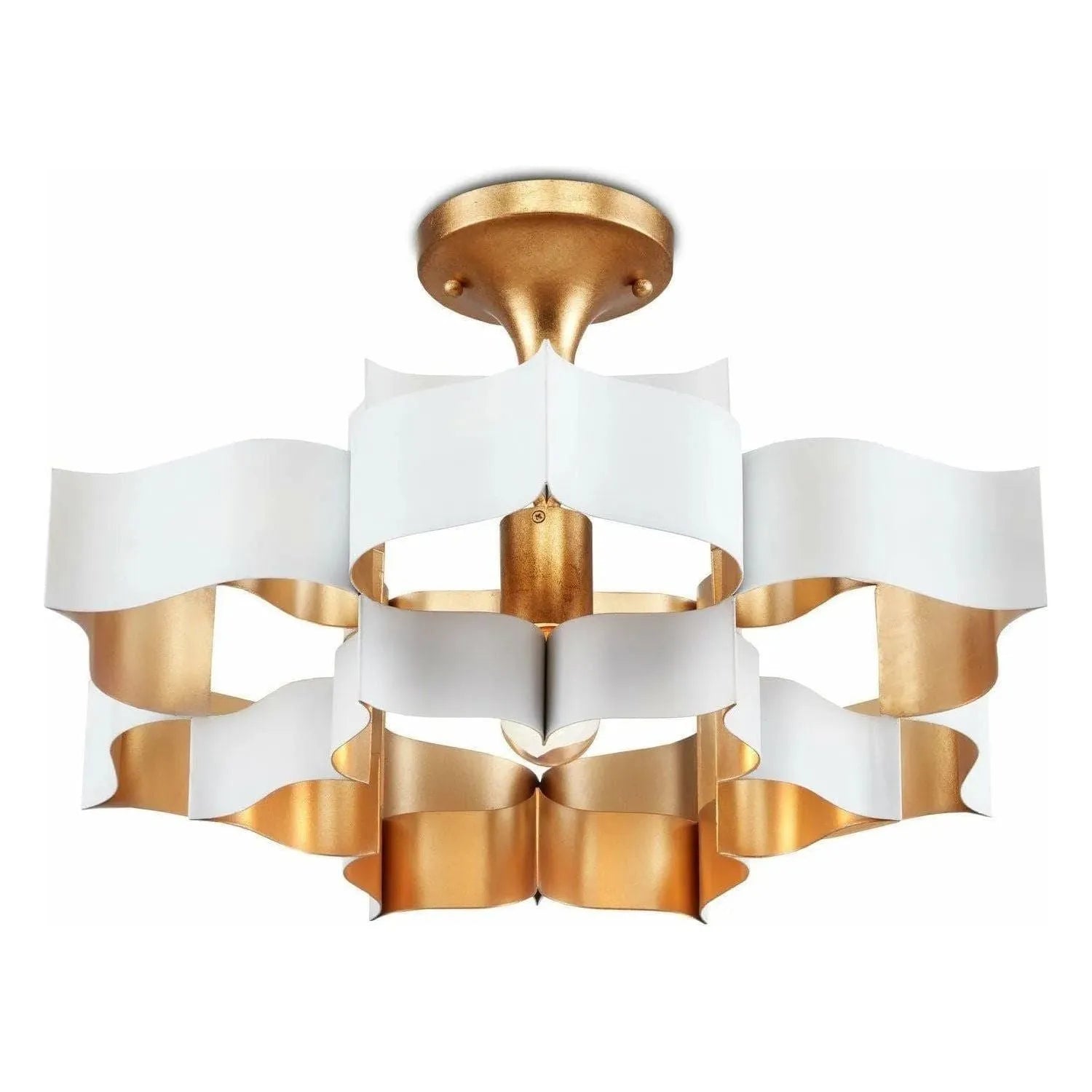 Currey and Company - Grand Lotus Semi-Flush Mount - 9000-0856 | Montreal Lighting & Hardware
