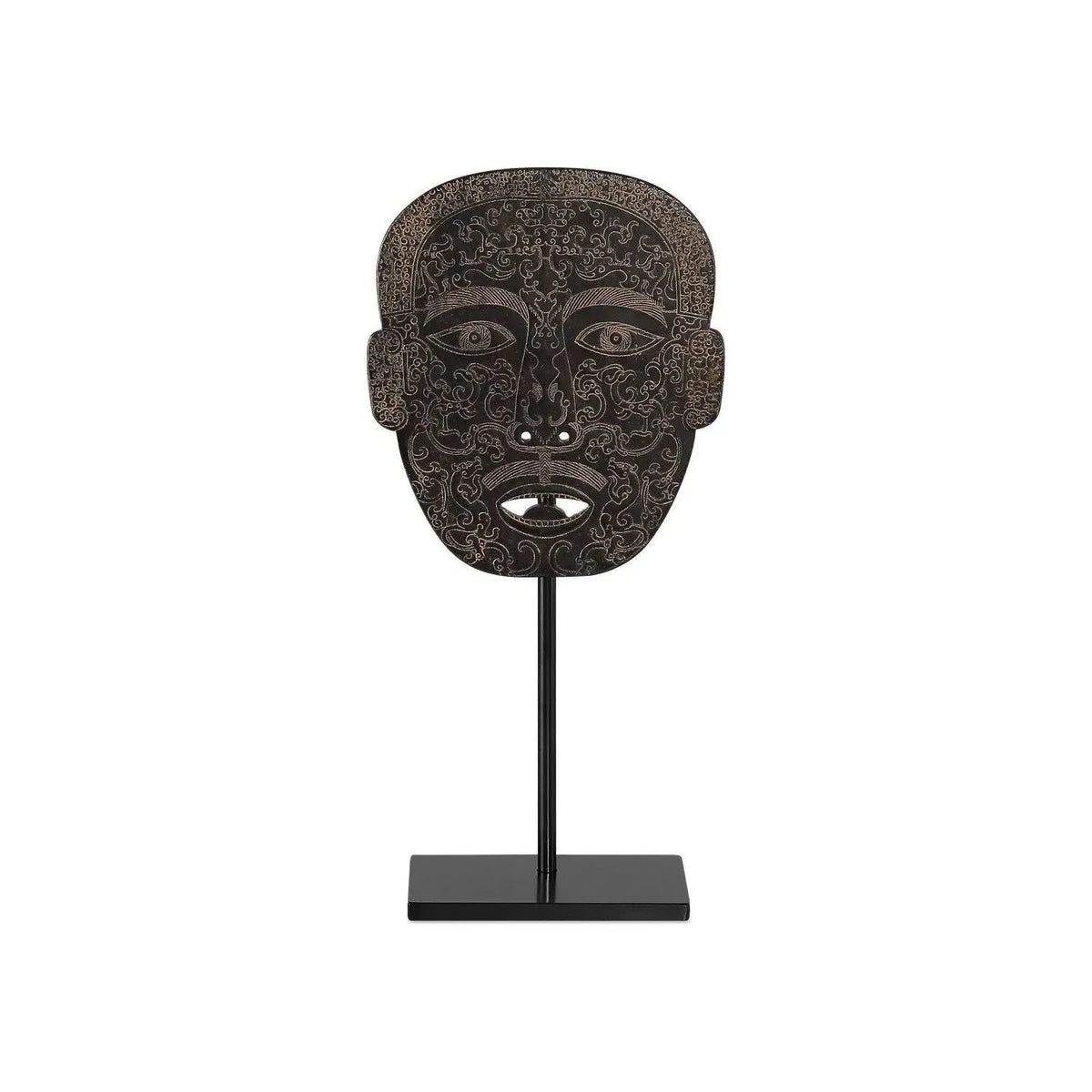Currey and Company - Han Dynasty Jade Medicine Mask - 1200-0860 | Montreal Lighting & Hardware
