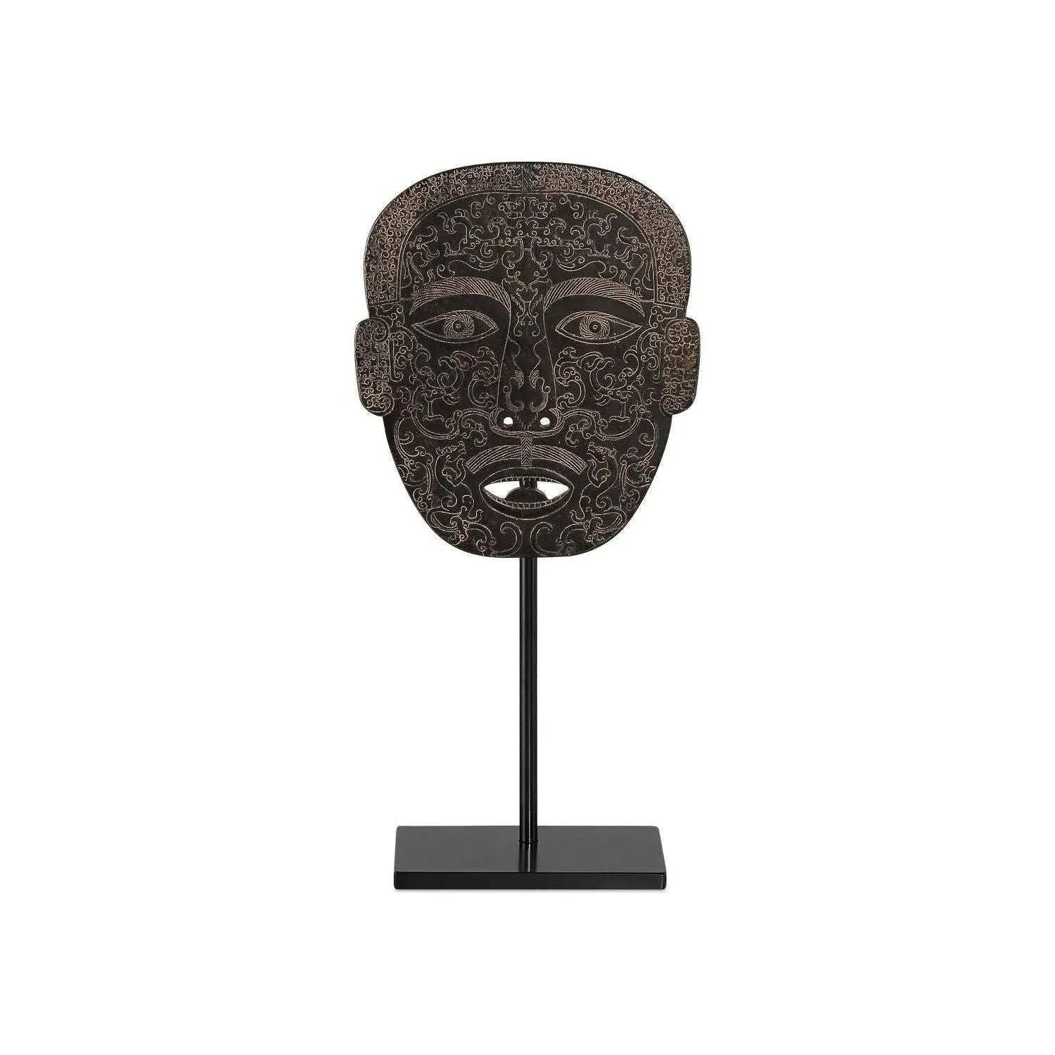 Currey and Company - Han Dynasty Jade Medicine Mask - 1200-0860 | Montreal Lighting & Hardware