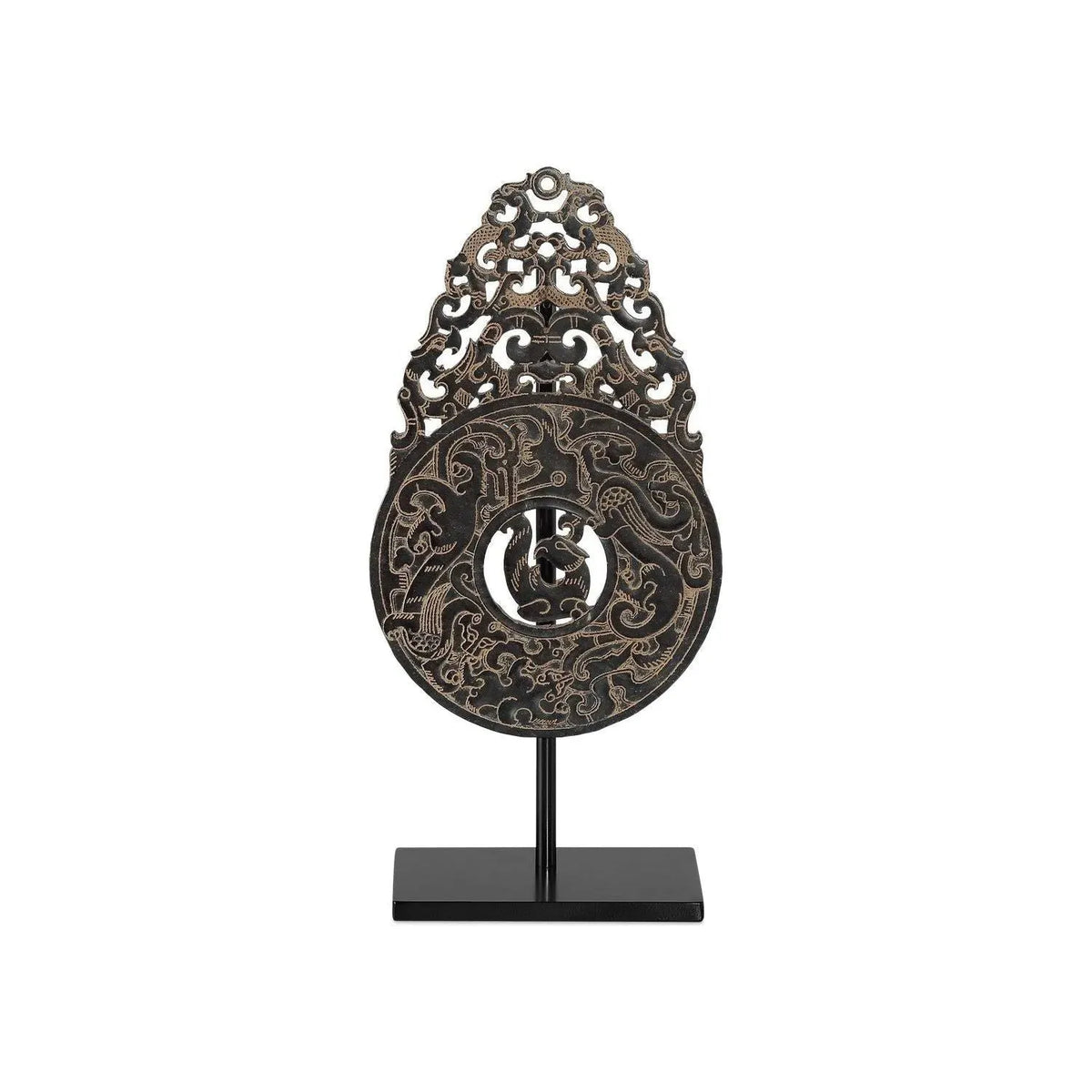 Currey and Company - Han Dynasty Jade Symbol - 1200-0862 | Montreal Lighting & Hardware