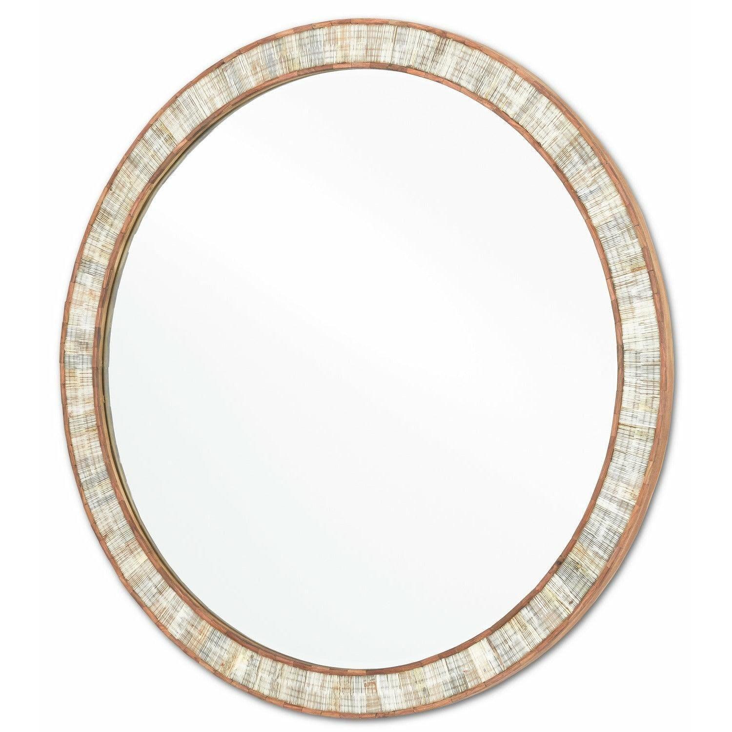Currey and Company - Hyson Round Mirror - 1000-0070 | Montreal Lighting & Hardware