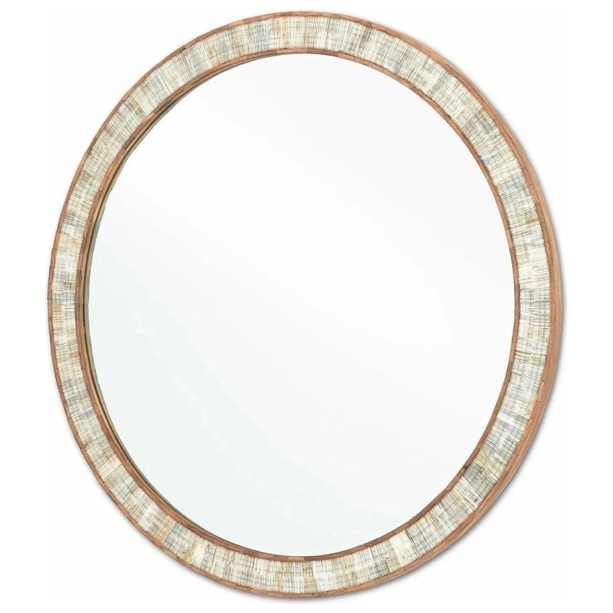 Currey and Company - Hyson Round Mirror - 1000-0070 | Montreal Lighting & Hardware