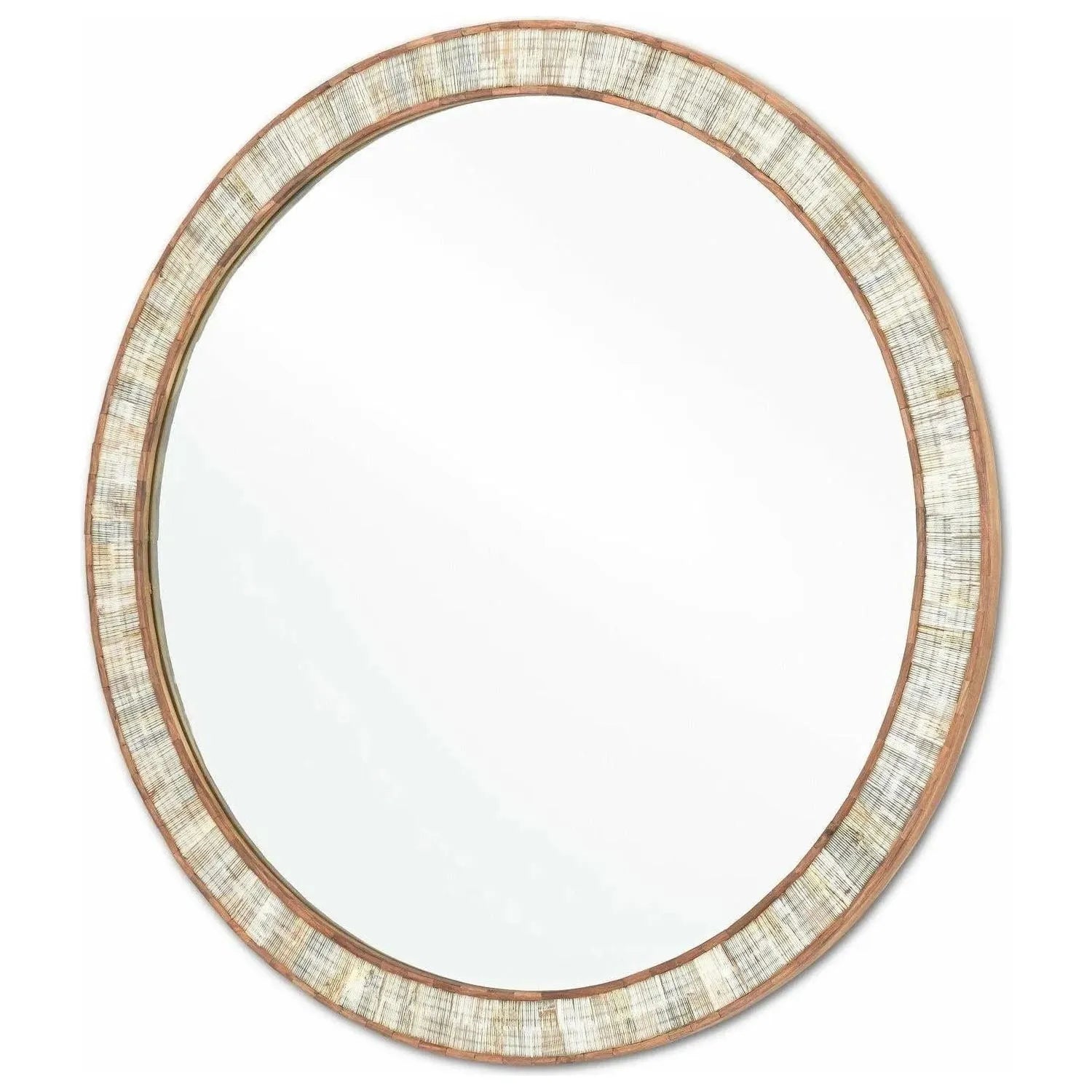 Currey and Company - Hyson Round Mirror - 1000-0070 | Montreal Lighting & Hardware