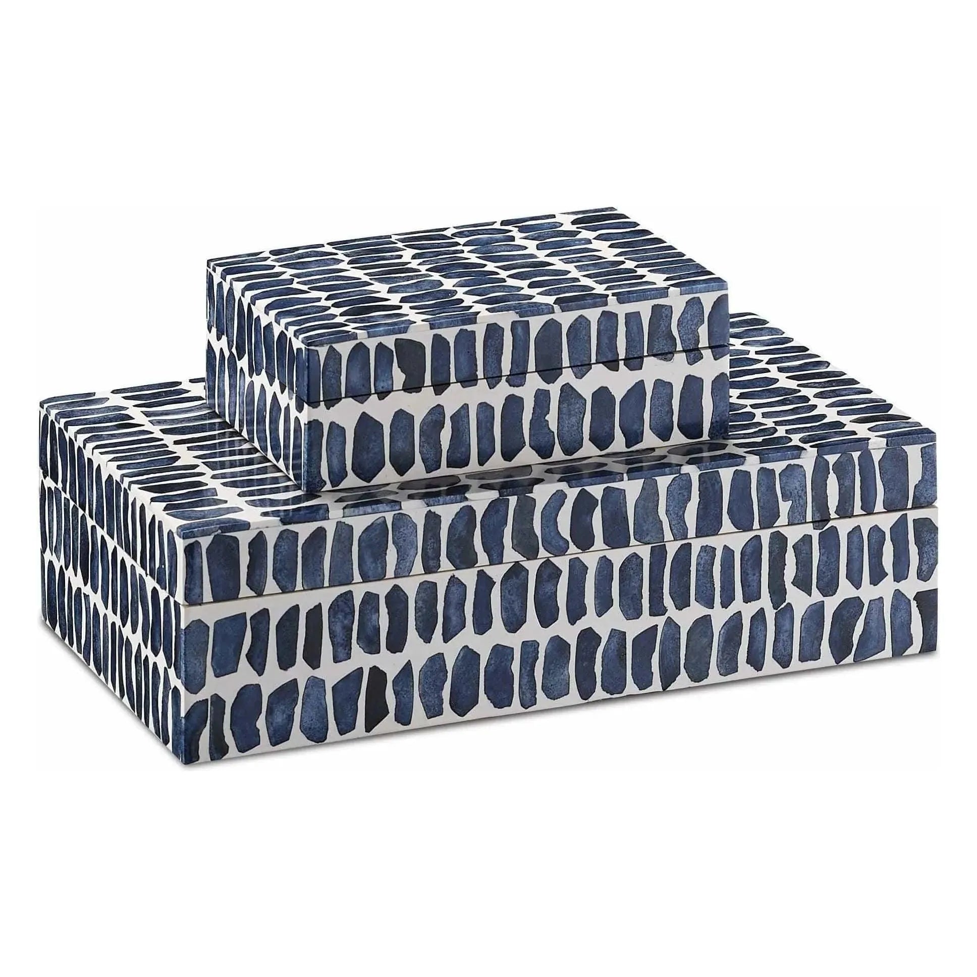 Currey and Company - Indigo Box Set - 1200-0199 | Montreal Lighting & Hardware