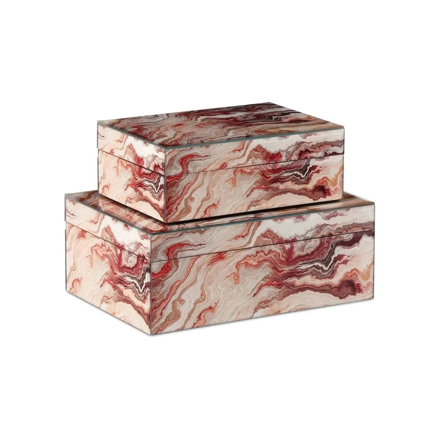 Currey and Company - 1200-0924 - Box Set of 2 - Interstellar - Dark Green