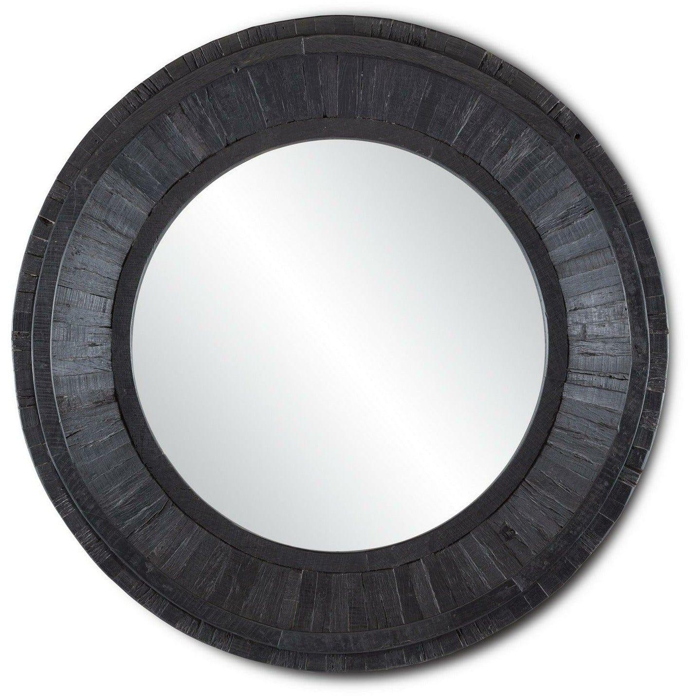 Currey and Company - Kanor Round Mirror - 1000-0110 | Montreal Lighting & Hardware