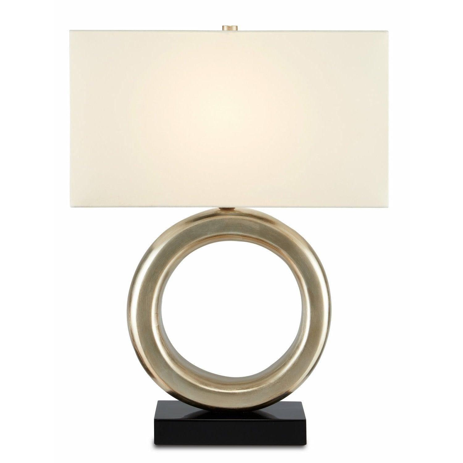 Currey and Company - Kirkos Silver Table Lamp - 6000-0750 | Montreal Lighting & Hardware