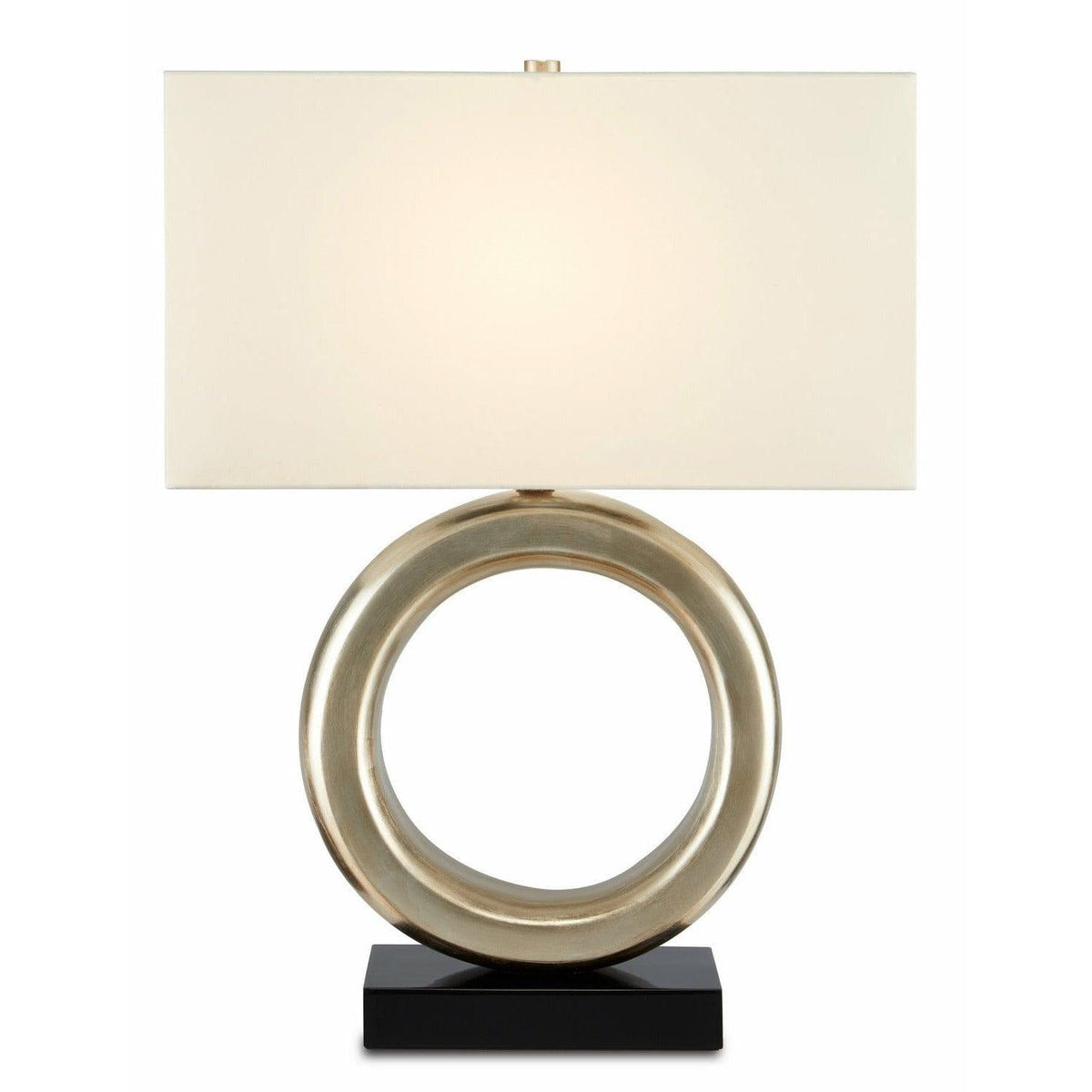 Currey and Company - Kirkos Silver Table Lamp - 6000-0750 | Montreal Lighting & Hardware