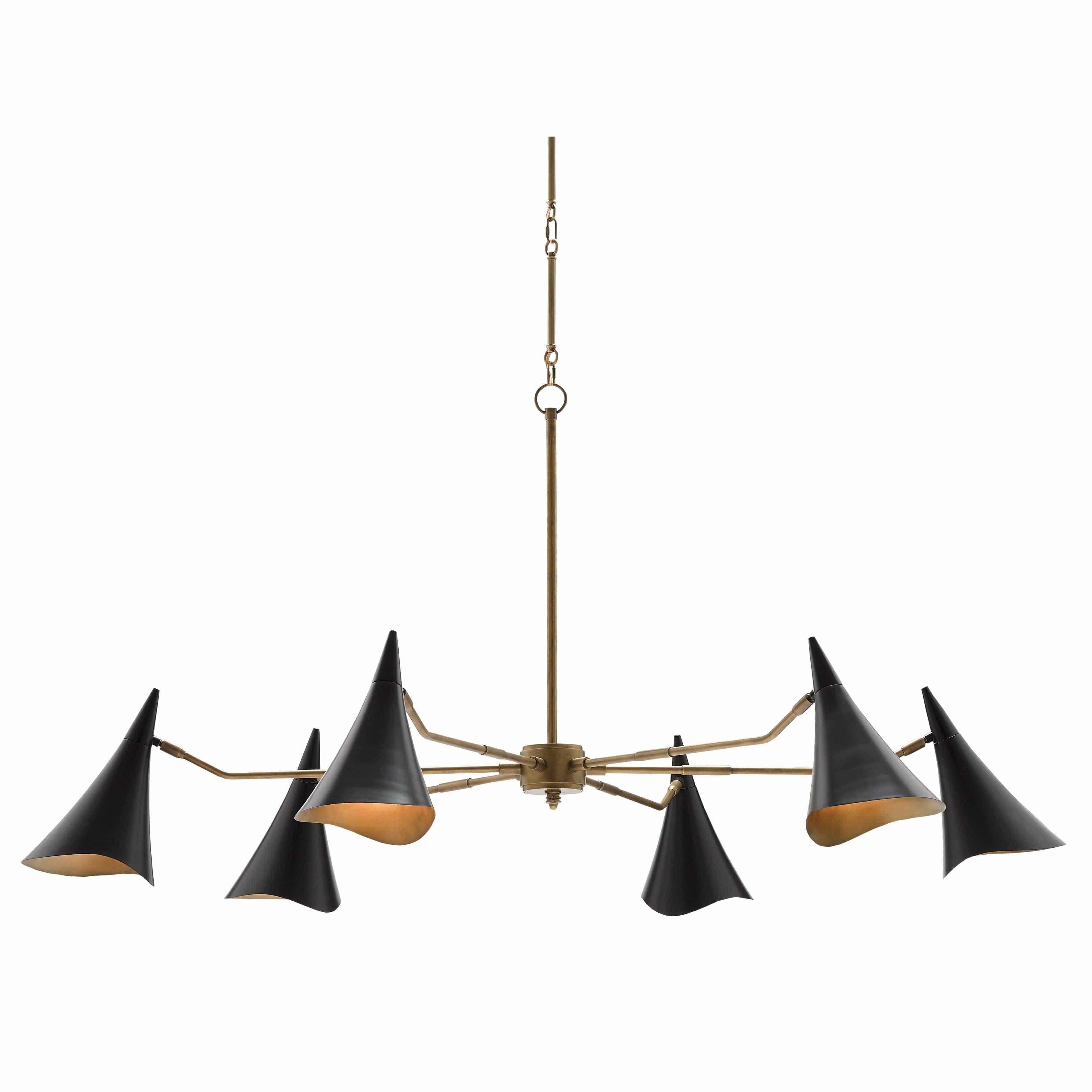 Currey and Company - Library Chandelier - 9000-0311 | Montreal Lighting & Hardware