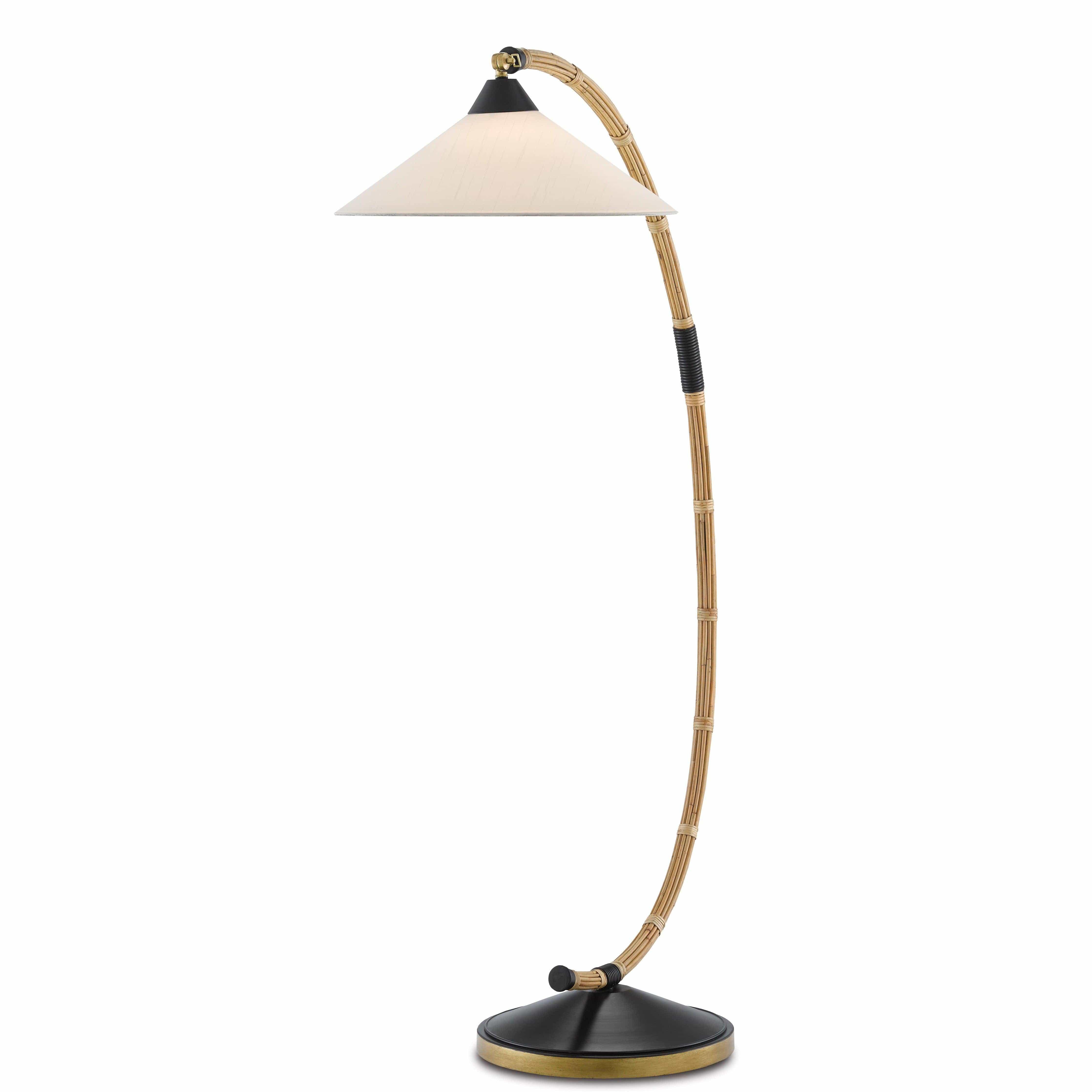 Currey and Company - Lisbon Floor Lamp - 8000-0088 | Montreal Lighting & Hardware