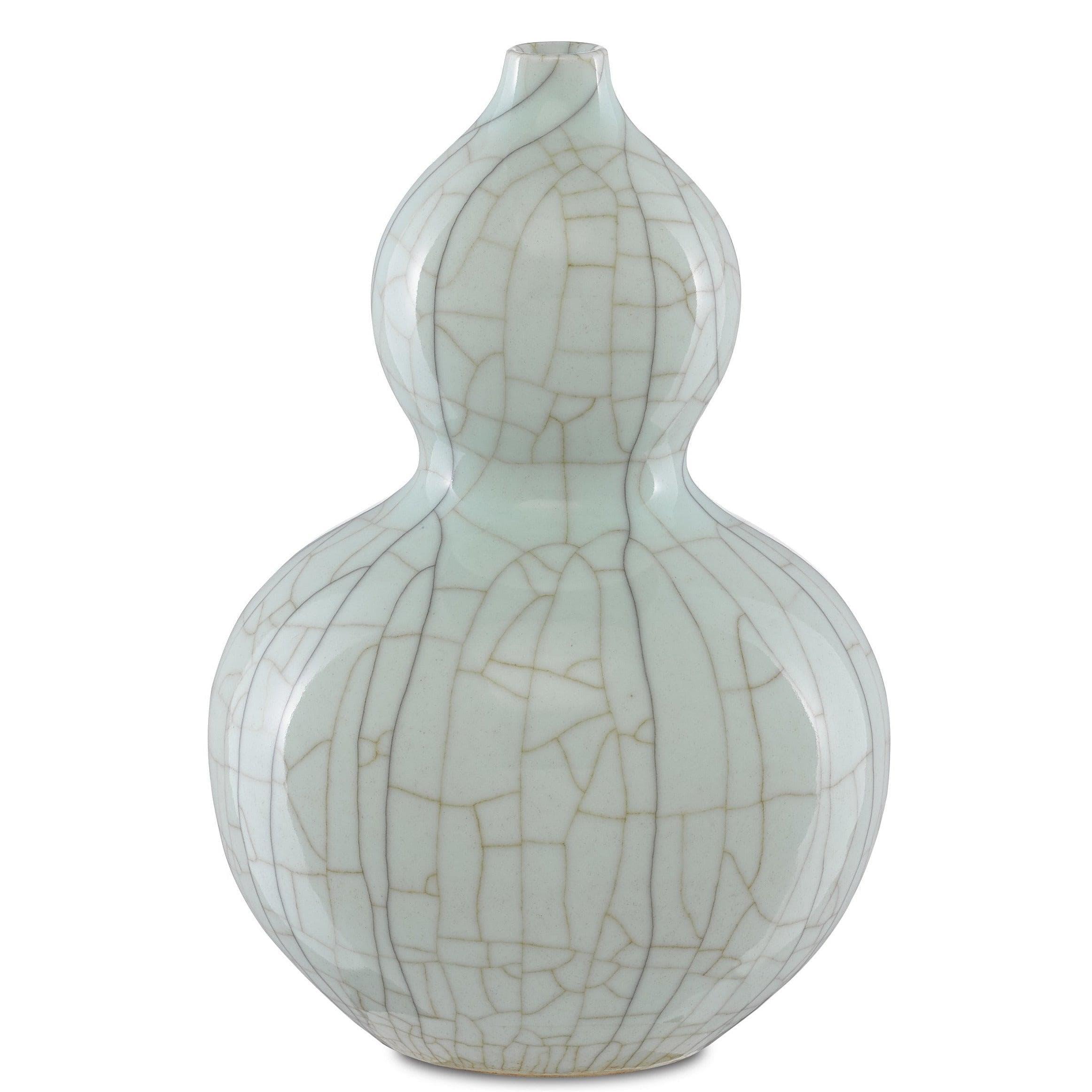 Currey and Company - Maiping Double Gourd Vase - 1200-0334 | Montreal Lighting & Hardware
