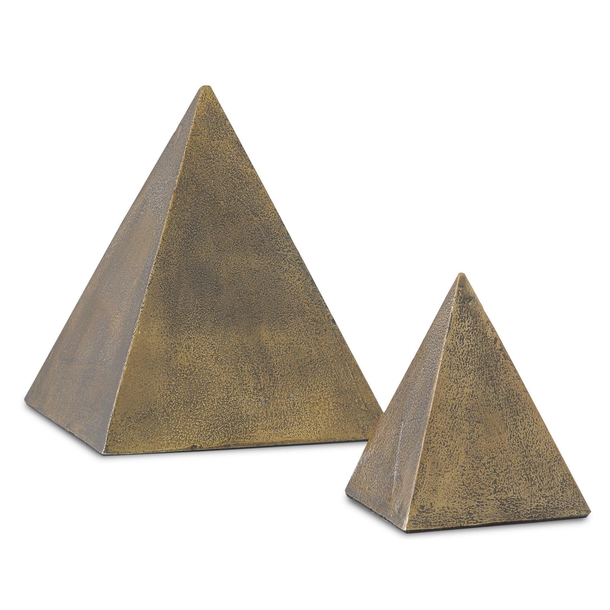 Currey and Company - Mandir Pyramid Set of 2 - 1200-0274 | Montreal Lighting & Hardware