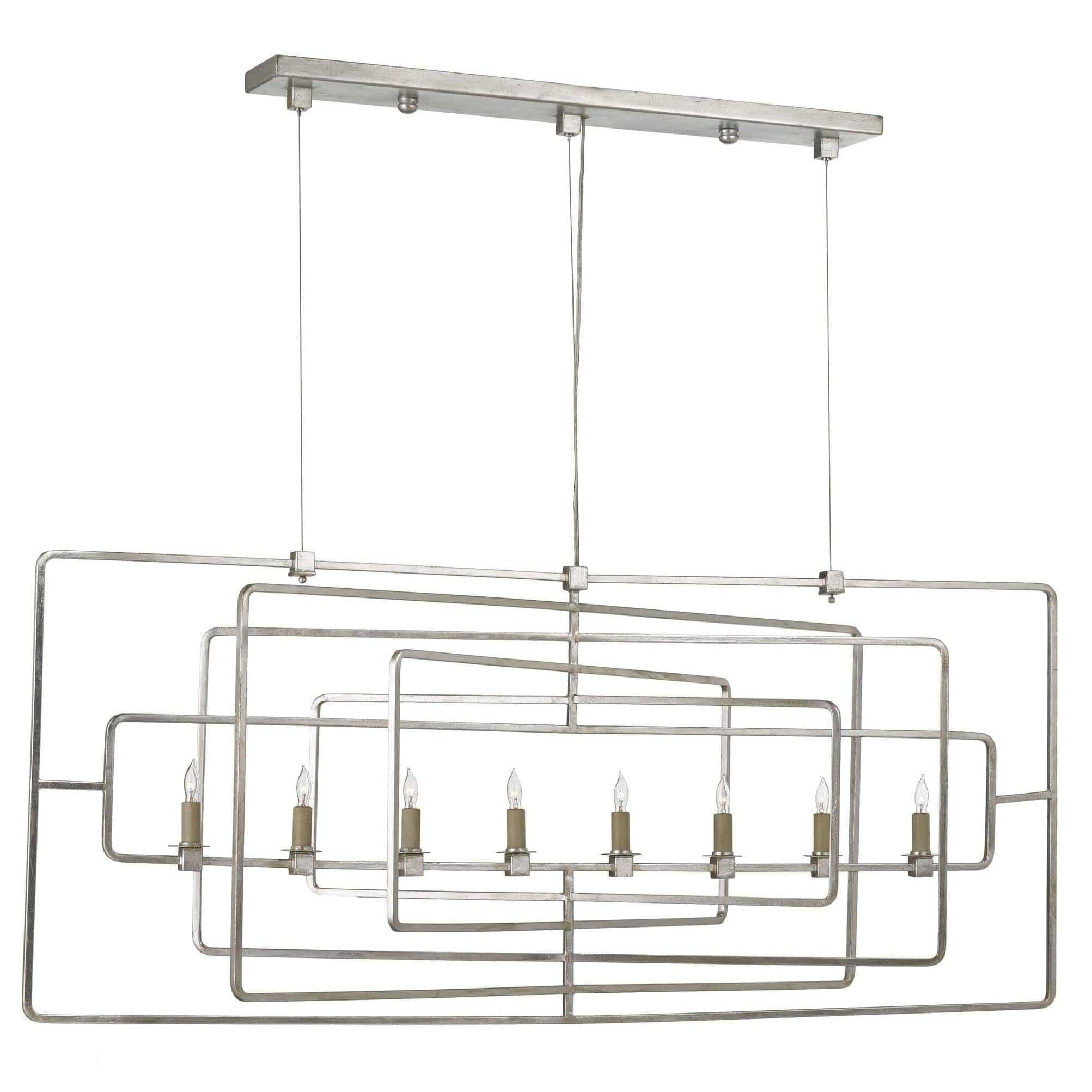 Currey and Company - Metro Linear Chandelier - 9836 | Montreal Lighting & Hardware