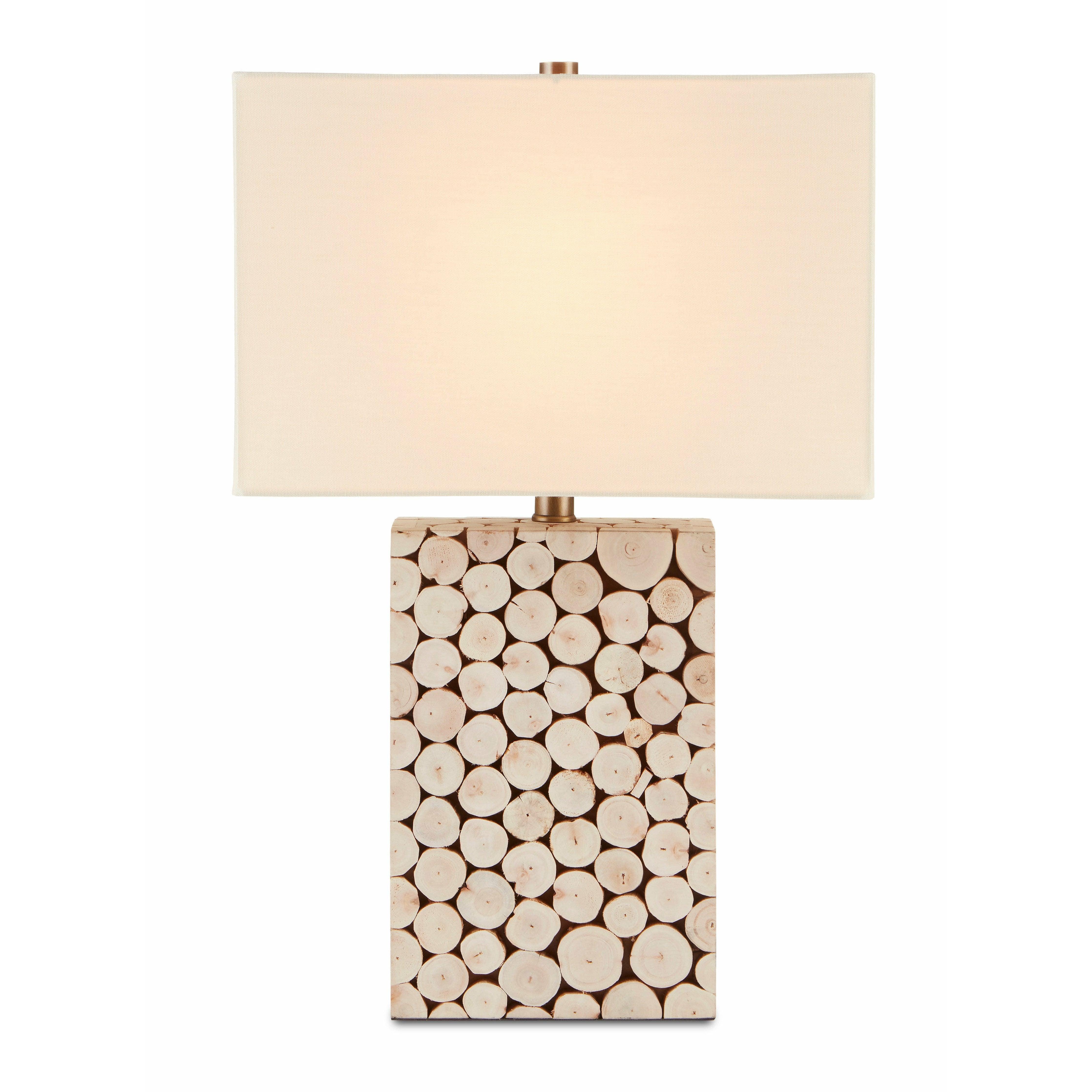 Currey and Company - Mimosa Rectangular Table Lamp - 6000-0740 | Montreal Lighting & Hardware
