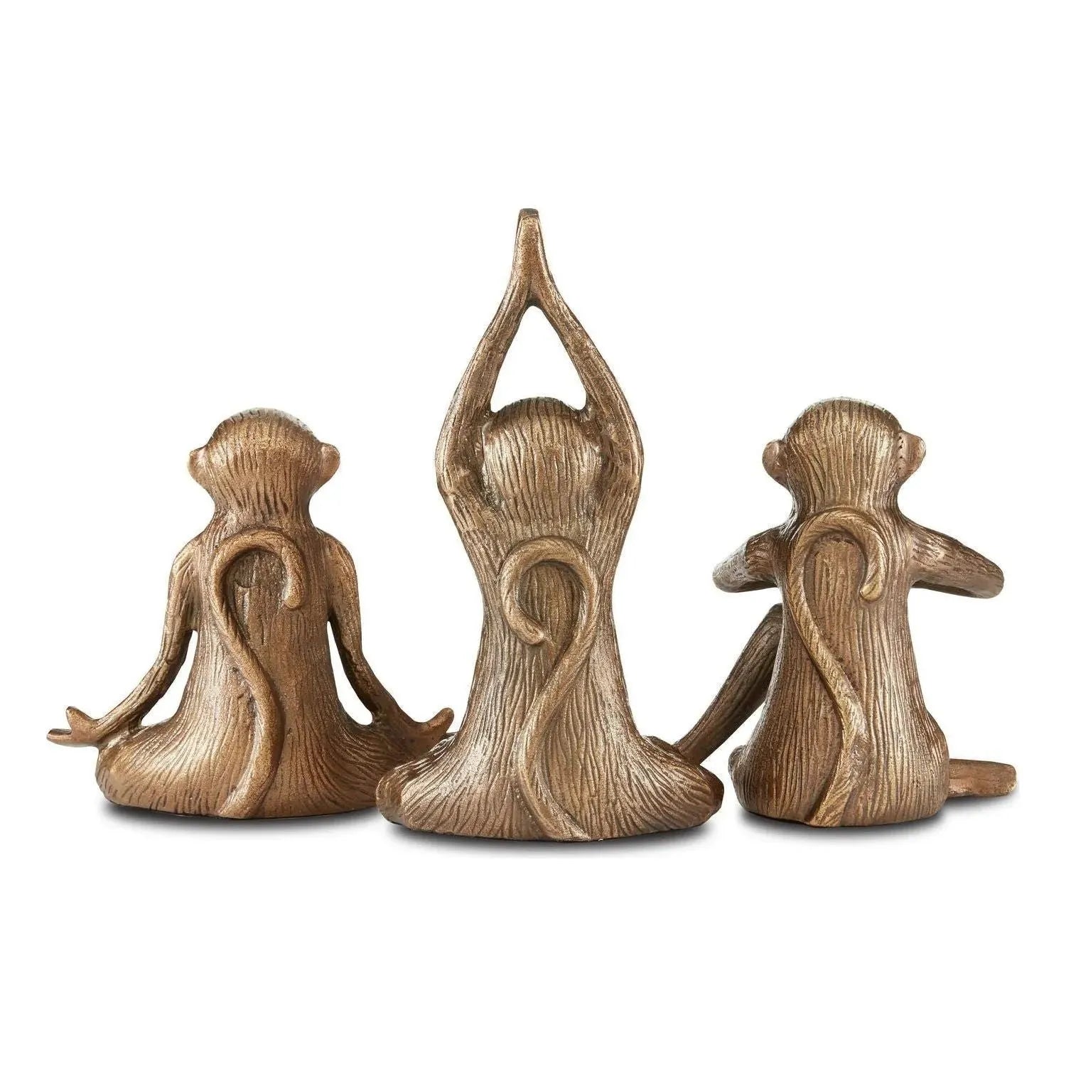 Currey and Company - Monkey Set of 3 - 1200-0518 | Montreal Lighting & Hardware