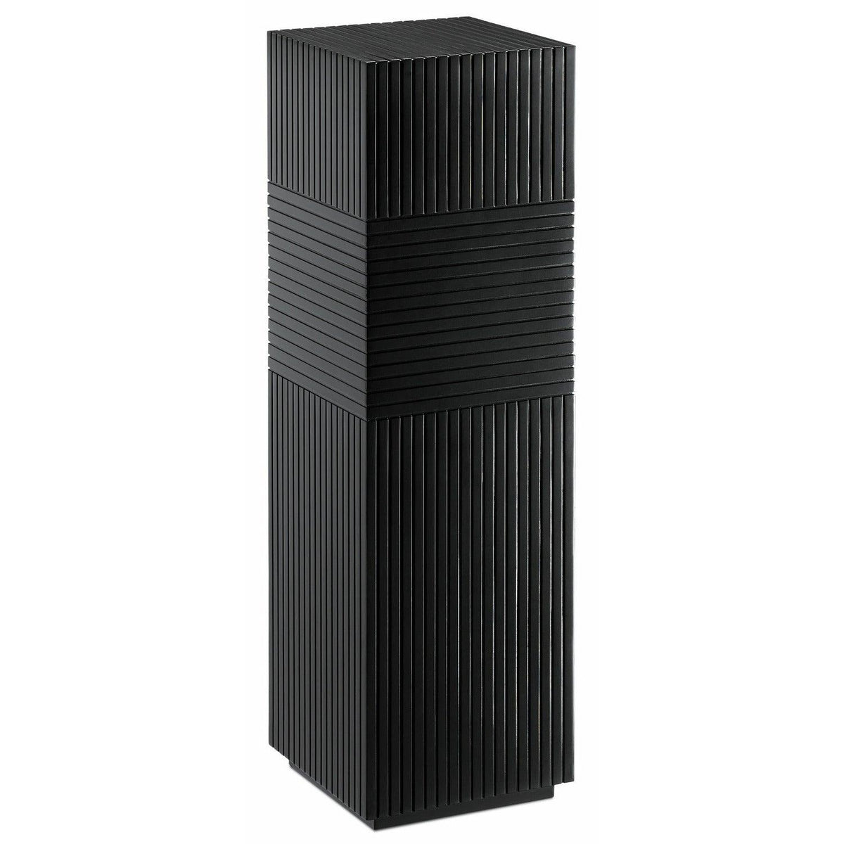 Currey and Company - Odense Black Pedestal - 1000-0051 | Montreal Lighting & Hardware