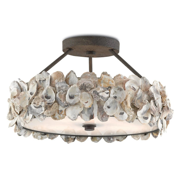 Oyster Semi-Flush Mount