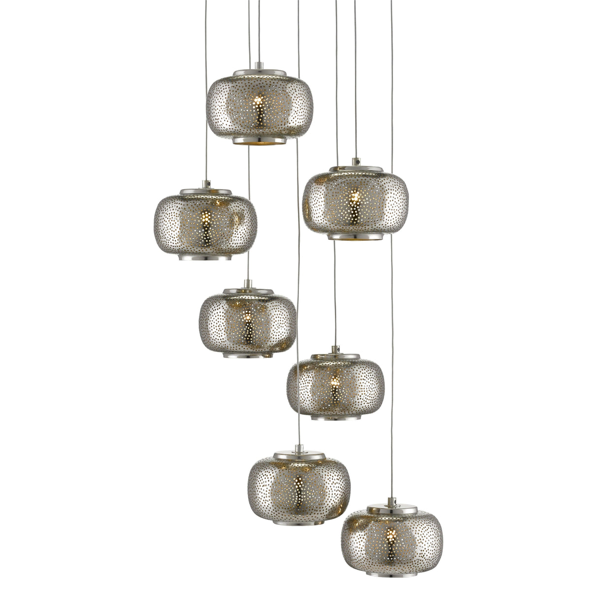 Currey and Company - Pepper Multi Pendant - 9000-0690 | Montreal Lighting & Hardware