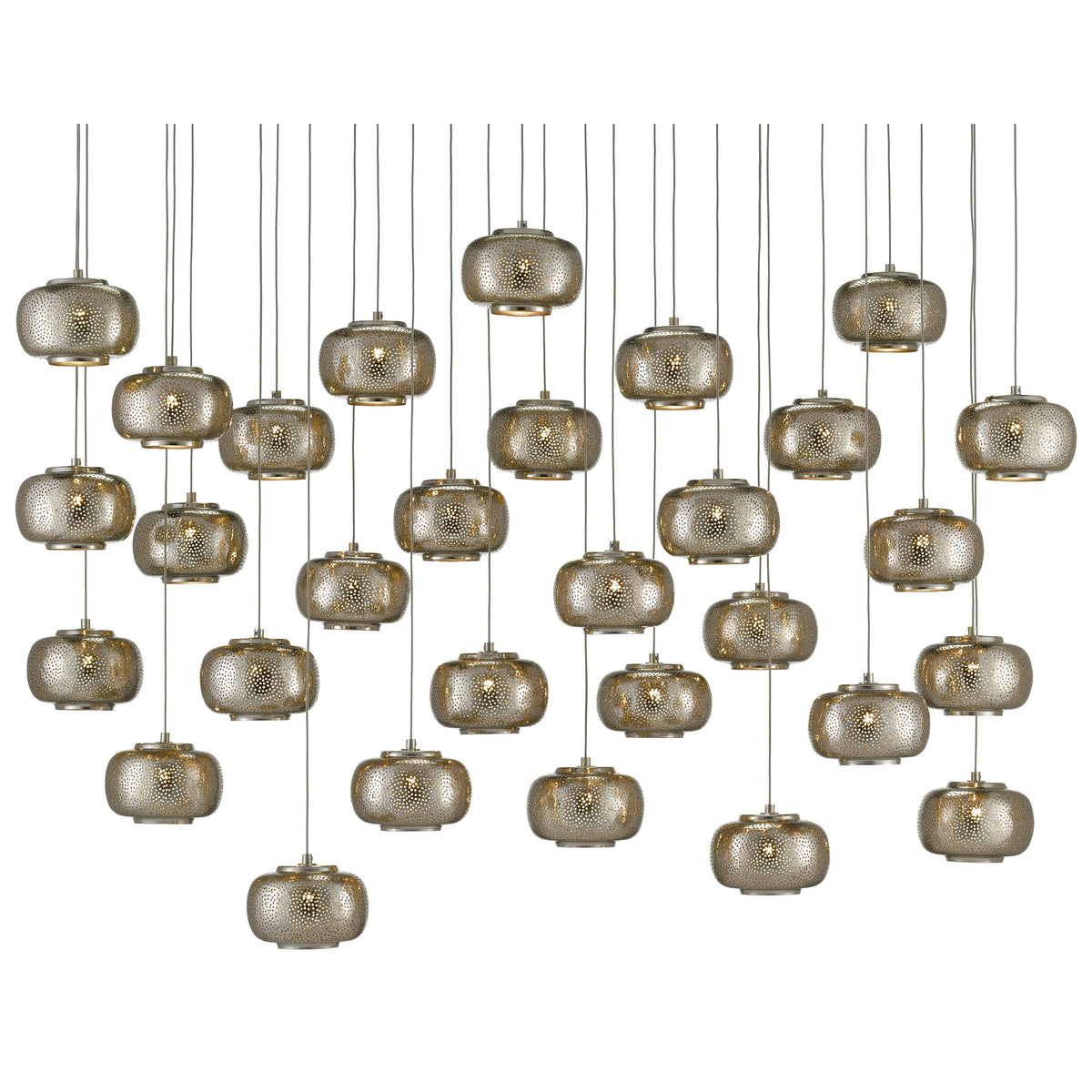 Currey and Company - Pepper Multi Pendant - 9000-0693 | Montreal Lighting & Hardware