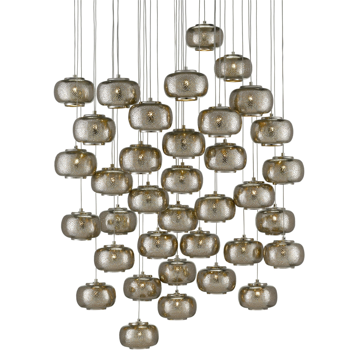 Currey and Company - Pepper Multi Pendant - 9000-0694 | Montreal Lighting & Hardware