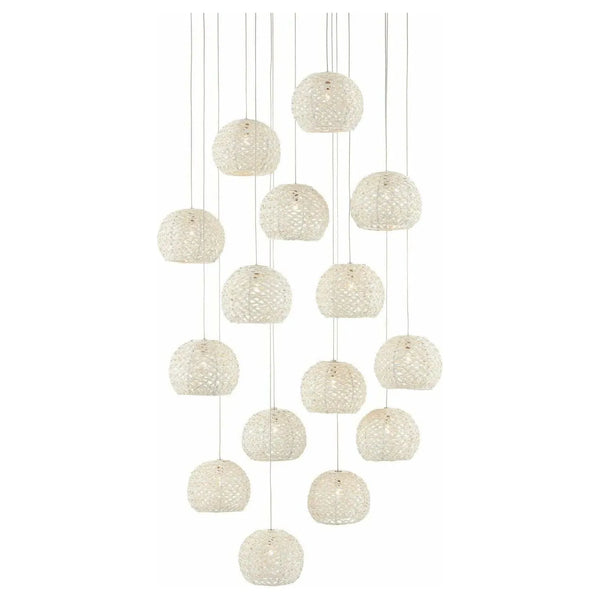 Piero ronde 15 lumières multi-gouttes Suspension