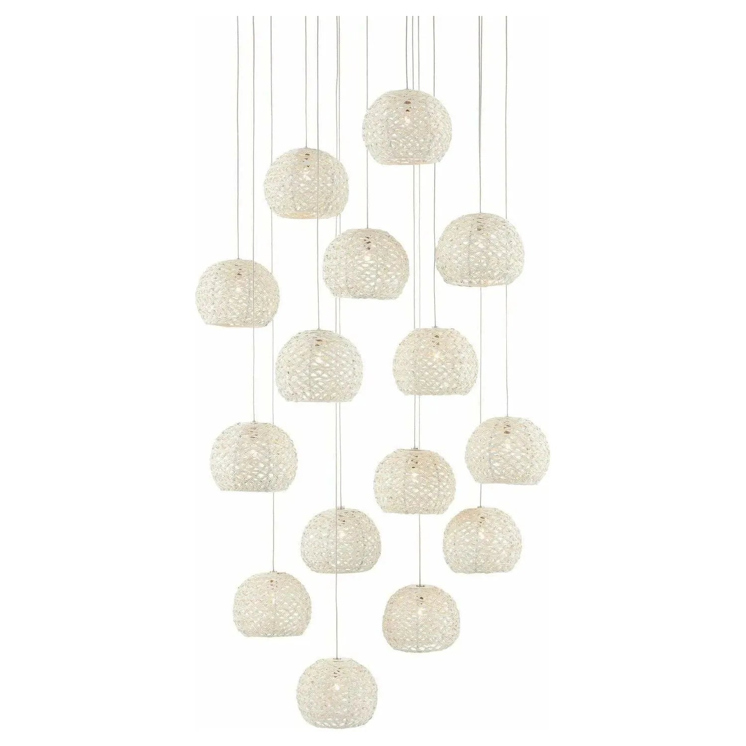 Currey and Company - Piero Round 15-Light Multi-Drop Pendant - 9000-0912 | Montreal Lighting & Hardware