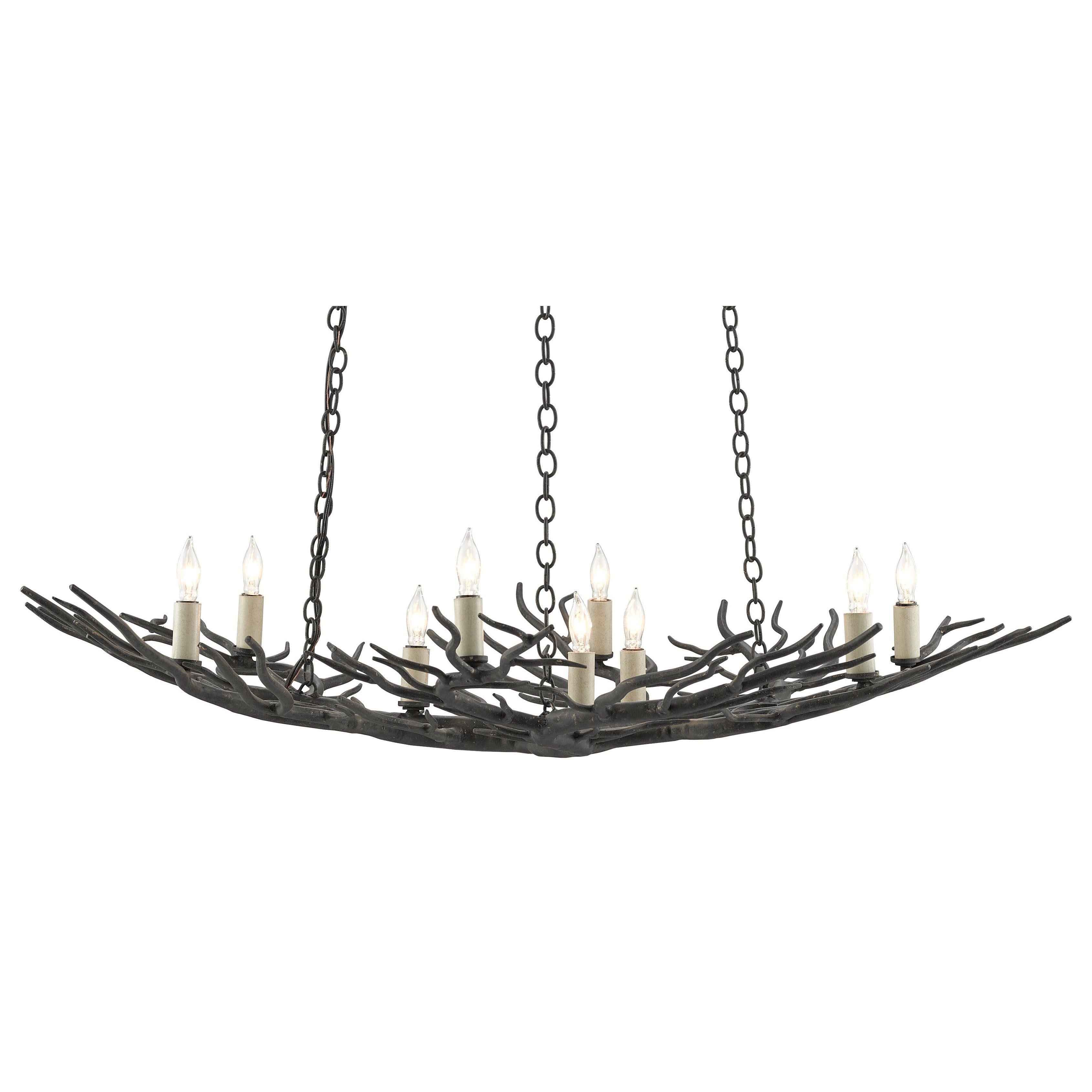 Currey and Company - Rainforest Chandelier - 9000-0555 | Montreal Lighting & Hardware