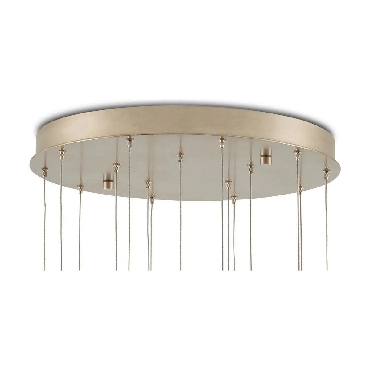 Currey and Company - Rame Round 15-Light Multi-Drop Pendant - 9000-0905 | Montreal Lighting & Hardware