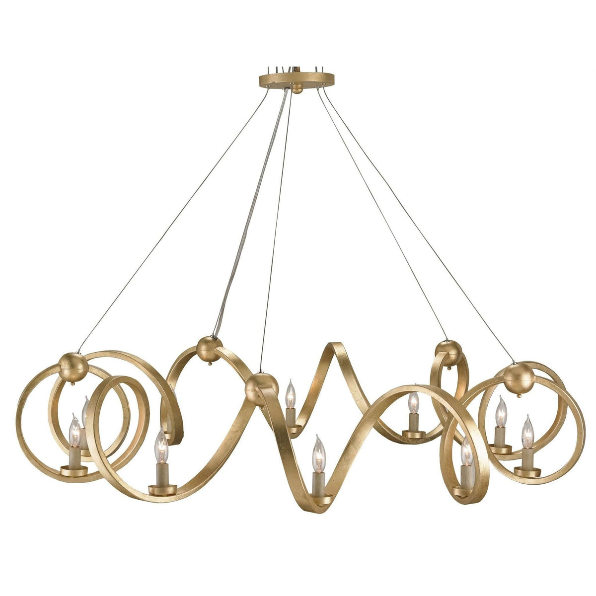 Currey and Company - Ringmaster Chandelier - 9490 | Montreal Lighting & Hardware