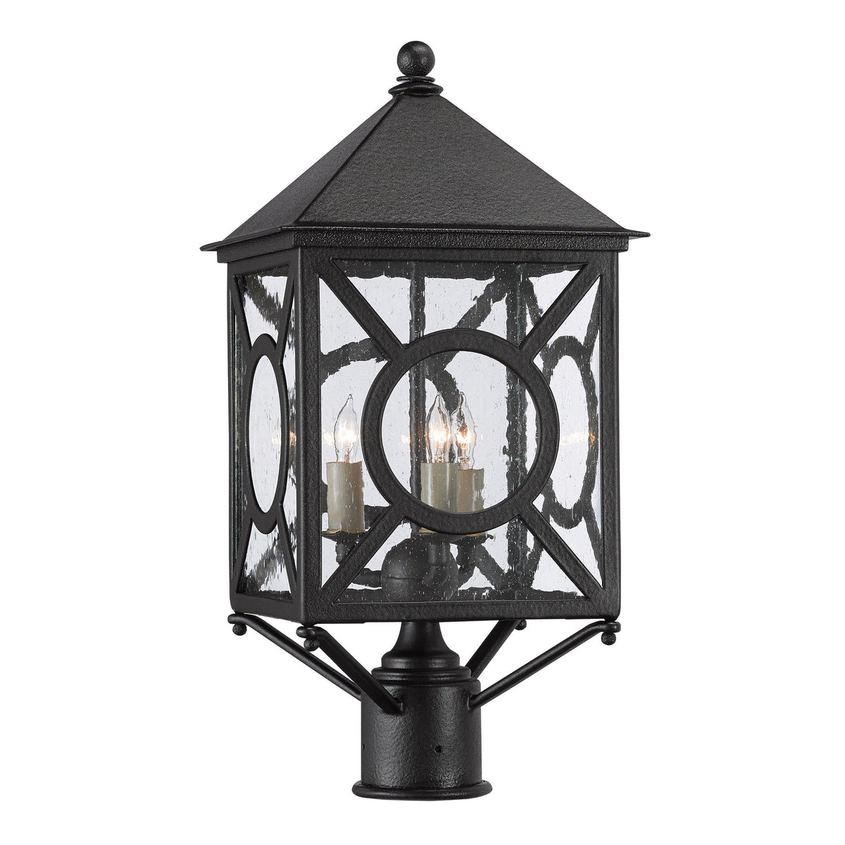Currey and Company - Ripley Post Mount - 9600-0001 | Montreal Lighting & Hardware