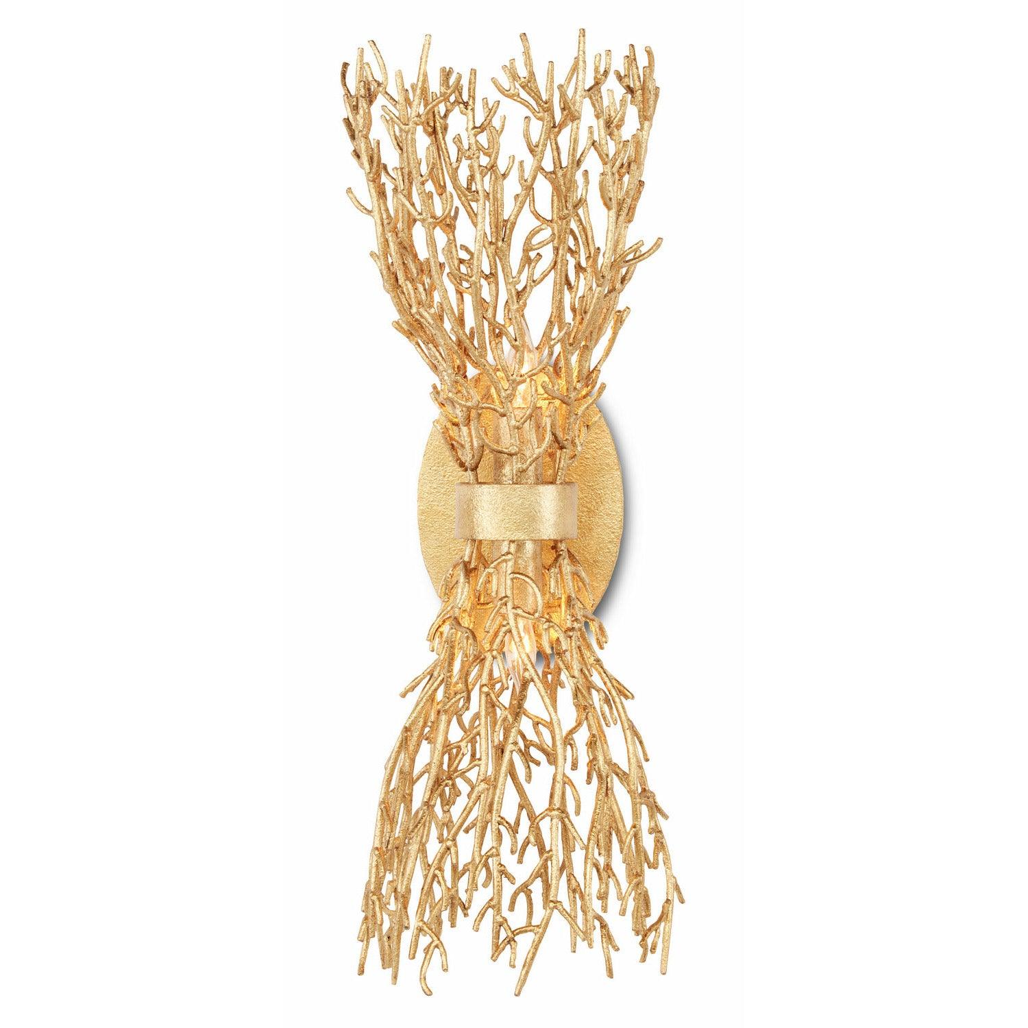 Currey and Company - Sea Fan Wall Sconce - 5000-0200 | Montreal Lighting & Hardware