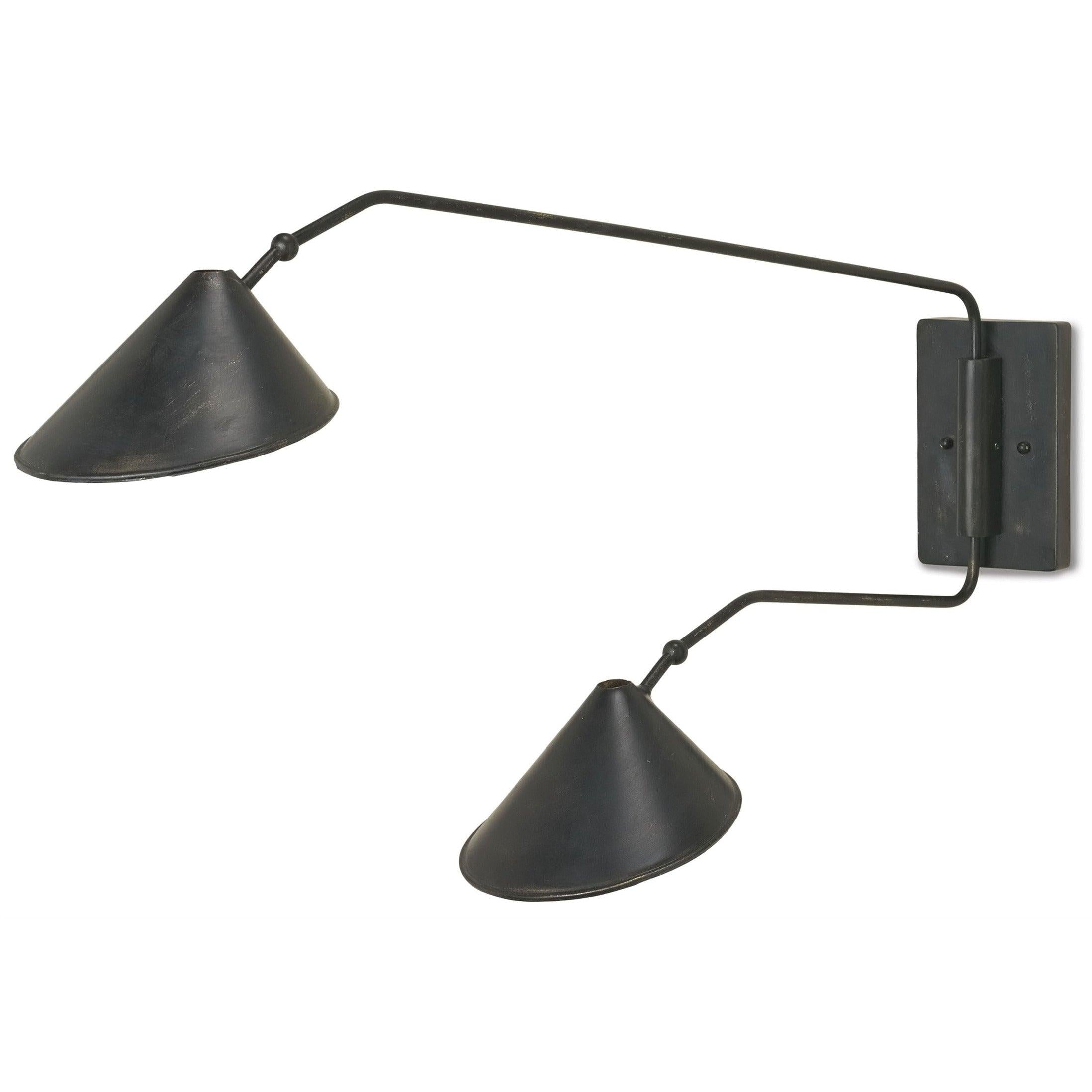Currey and Company - Serpa Double Wall Sconce - 5172 | Montreal Lighting & Hardware
